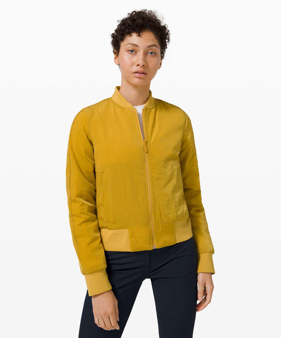 Lululemon Non-Stop Bomber *Reversible - Gold Spice - lulu fanatics