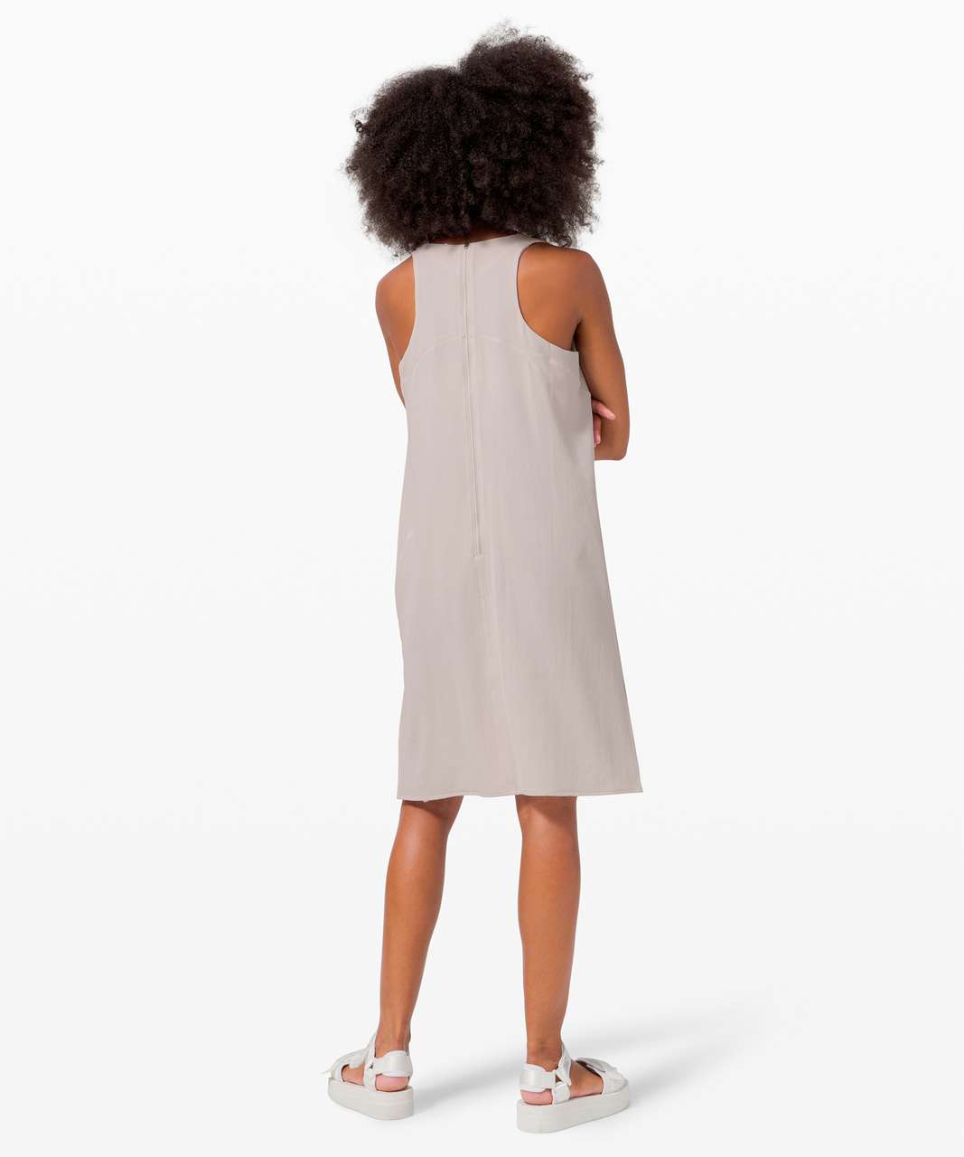 Lululemon Shift in Time Dress - Dune / Light Chrome - lulu fanatics