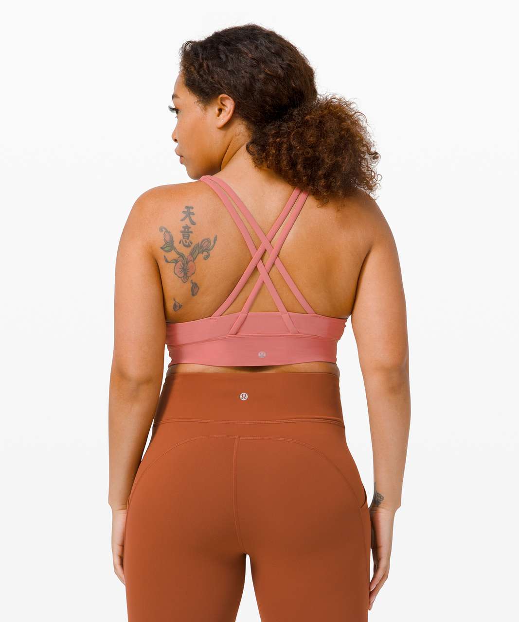 Lululemon Energy Bra High Neck Long Line *Tough - Brier Rose - lulu fanatics