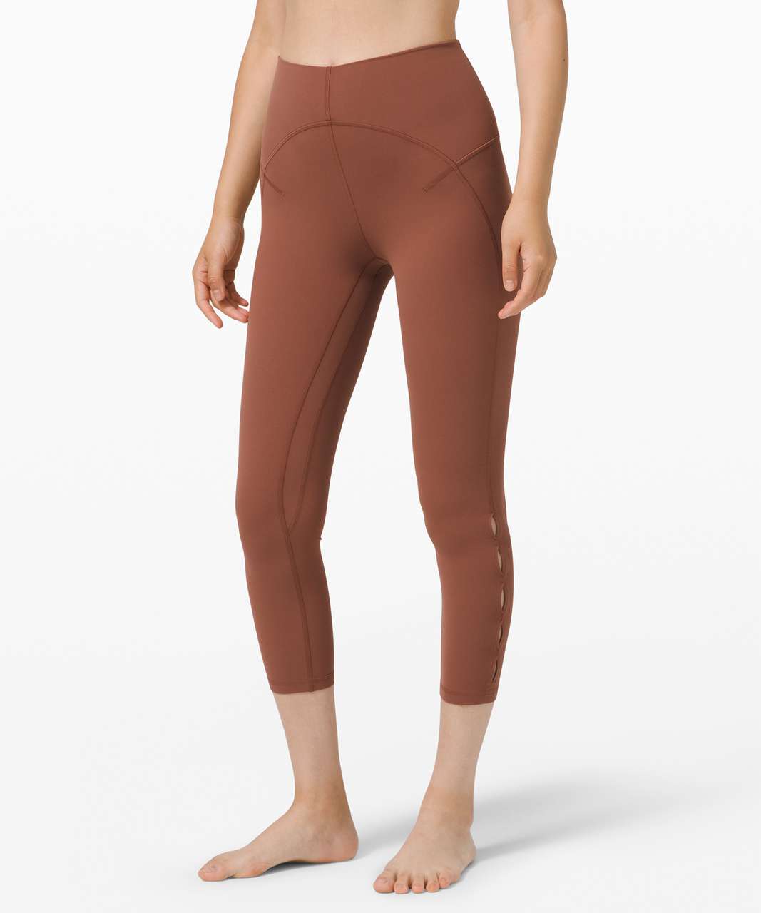 Lululemon Unlimit High-Rise Crop 23" *Keyhole - Ancient Copper - lulu