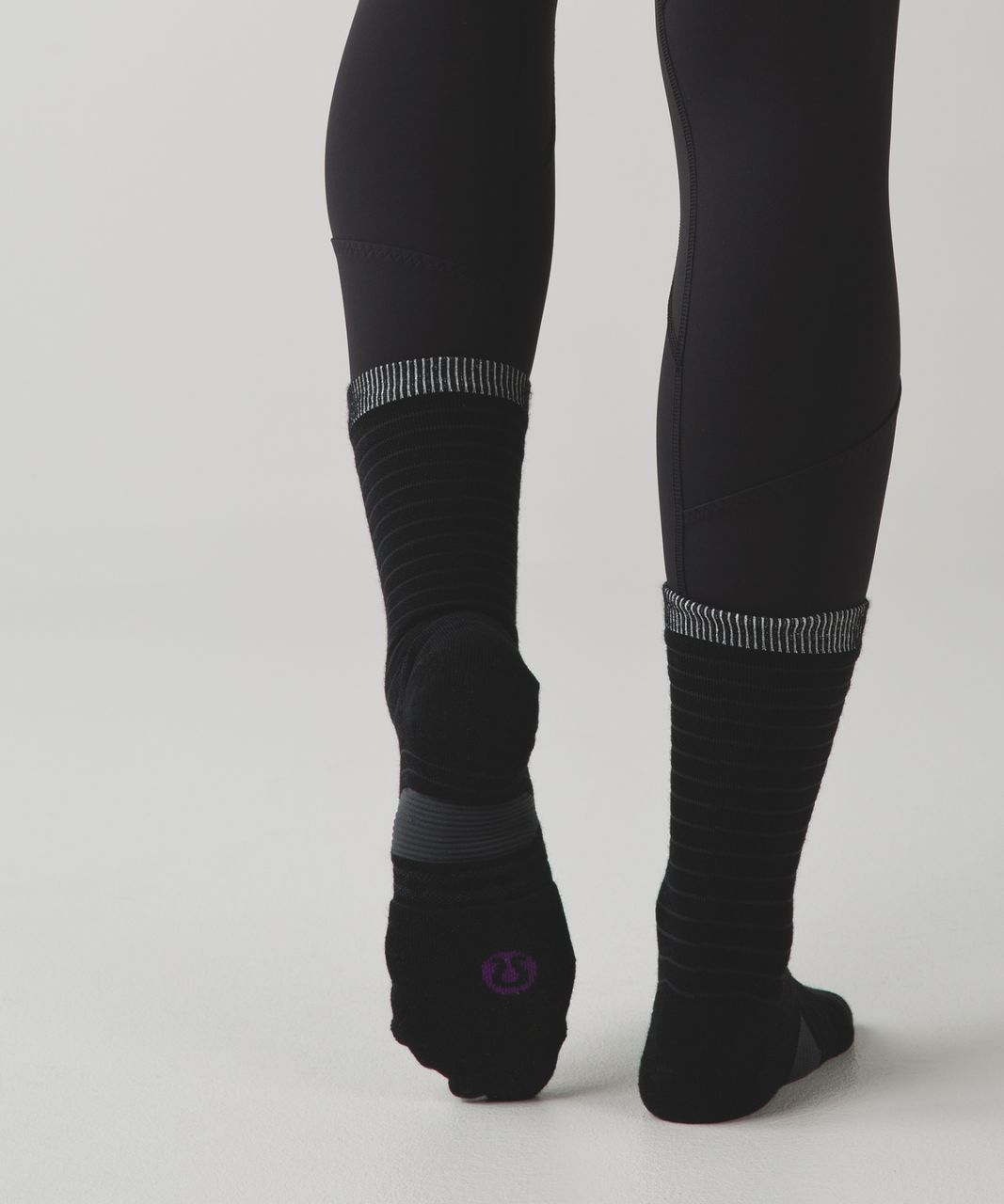 Lululemon Runderland Sock - Black / Deep Coal