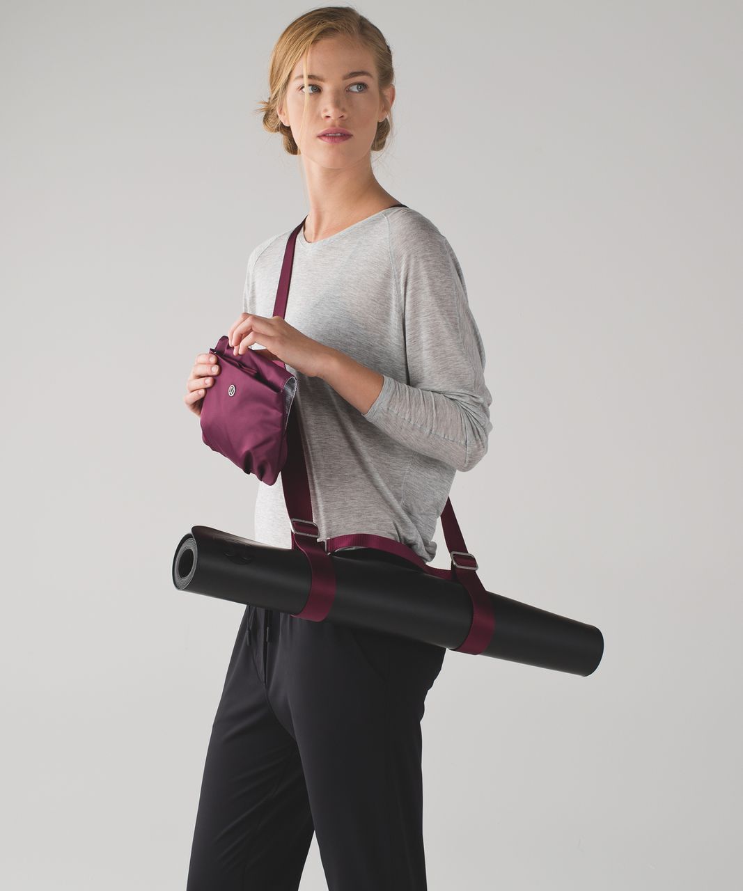 Lululemon Essential Mat Carrier - Red Grape - lulu fanatics