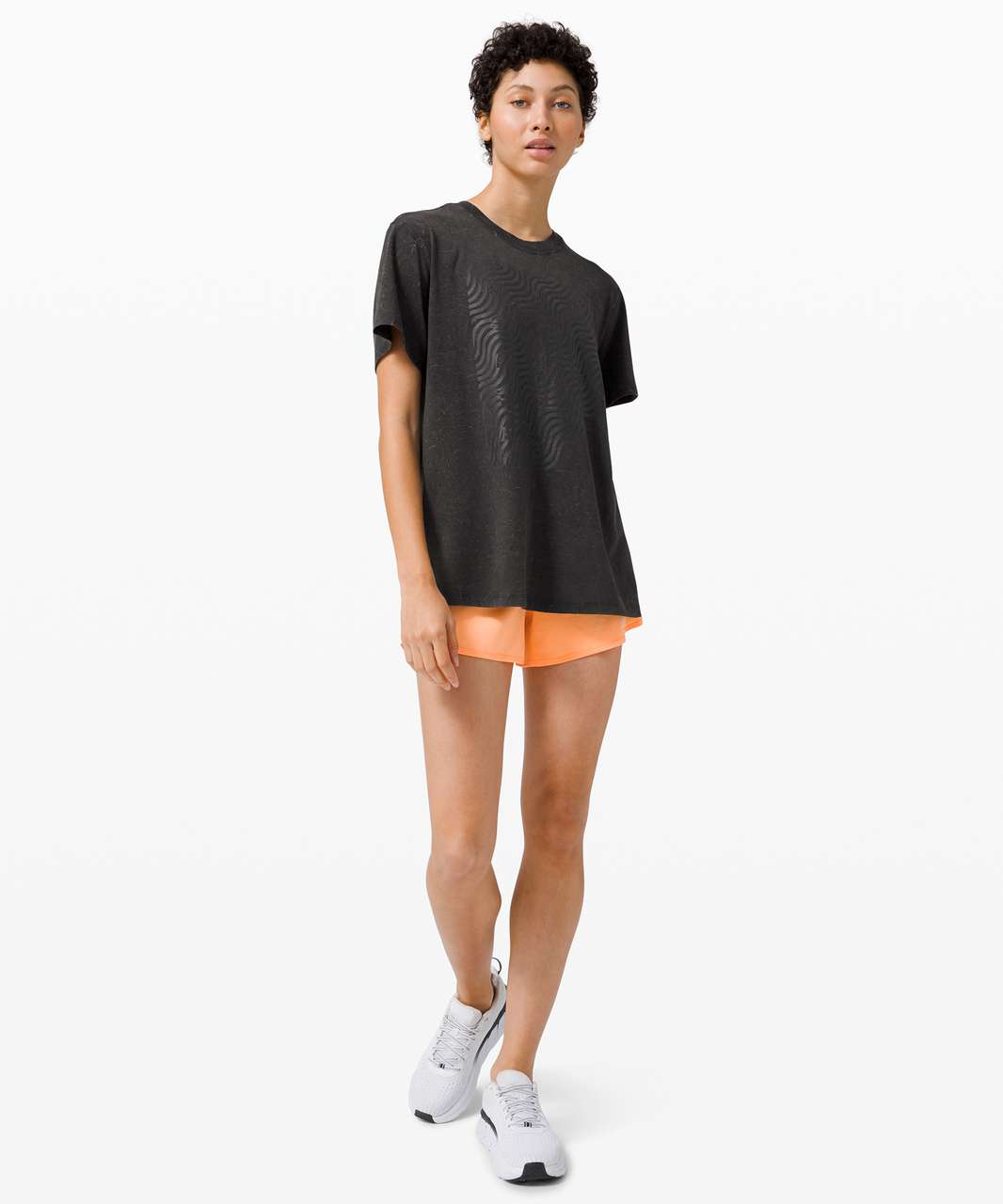 Lululemon All Yours Tee *SeaWheeze - Crackle Wash Black