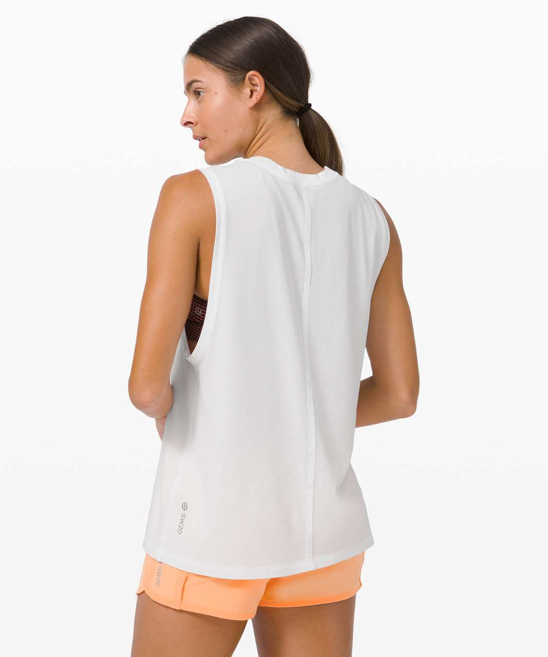 Lululemon All Yours Muscle Tank *SeaWheeze - White