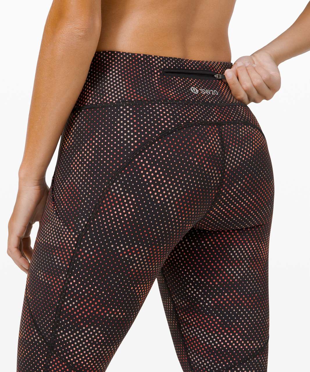 Lululemon Speed Tight V *SeaWheeze - High Tempo Camo Reflective