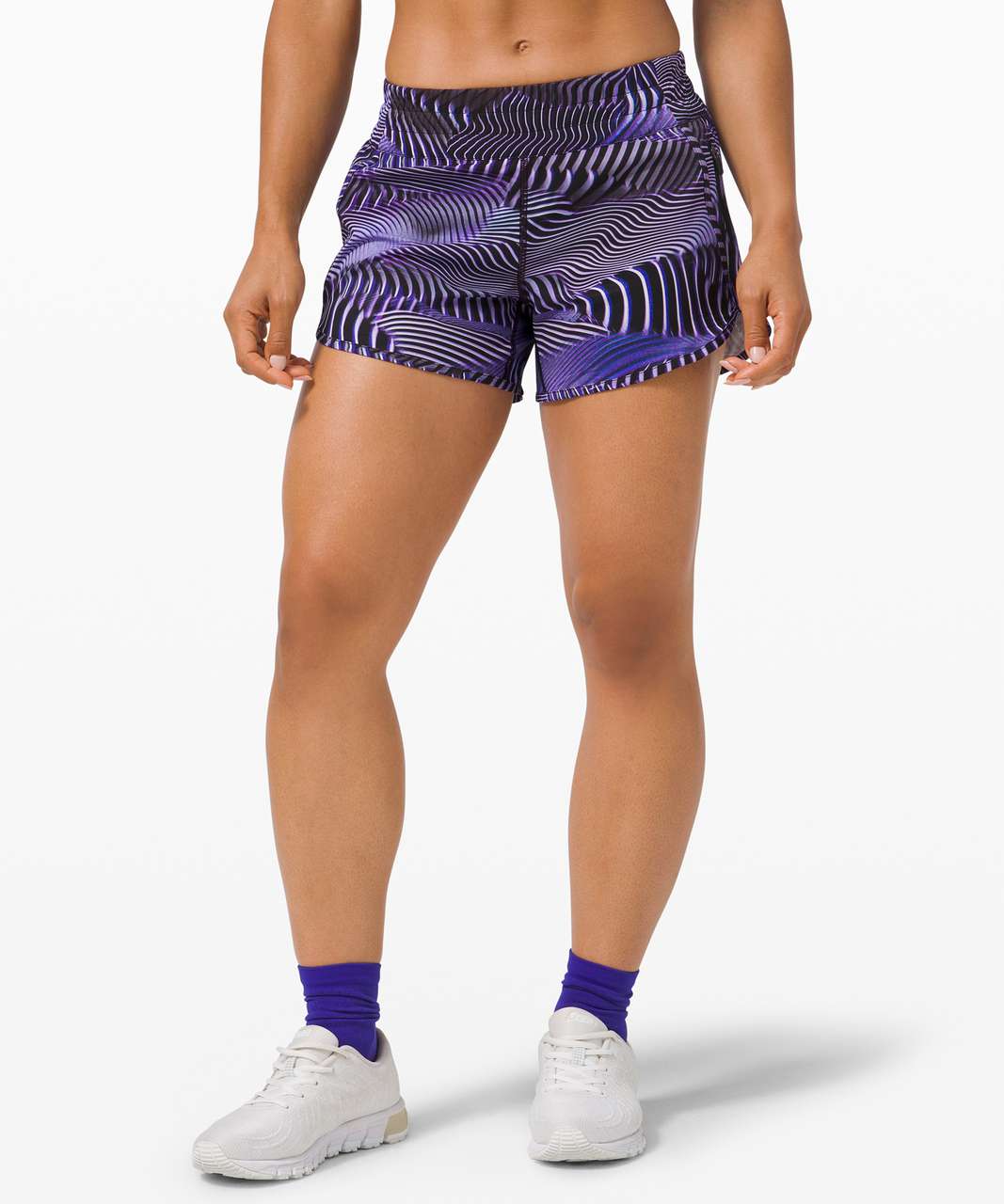 Lululemon Tracker Short V *SeaWheeze - Fast Lane Purple Multi