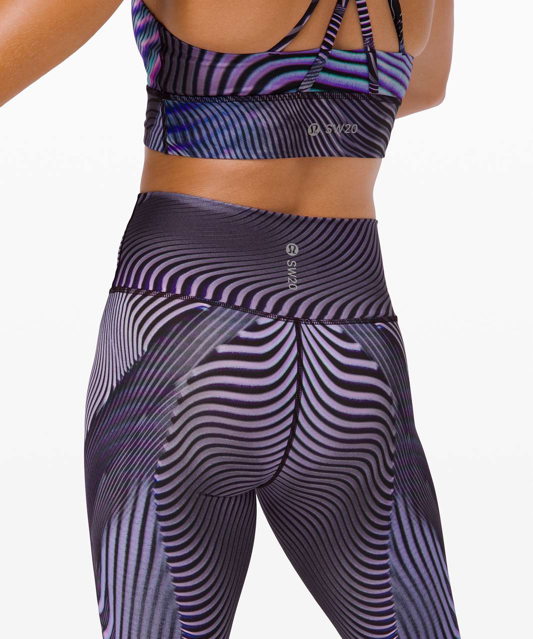 Lululemon Wunder Under High-Rise Tight 25" *SeaWheeze - Fast Lane Purple Multi