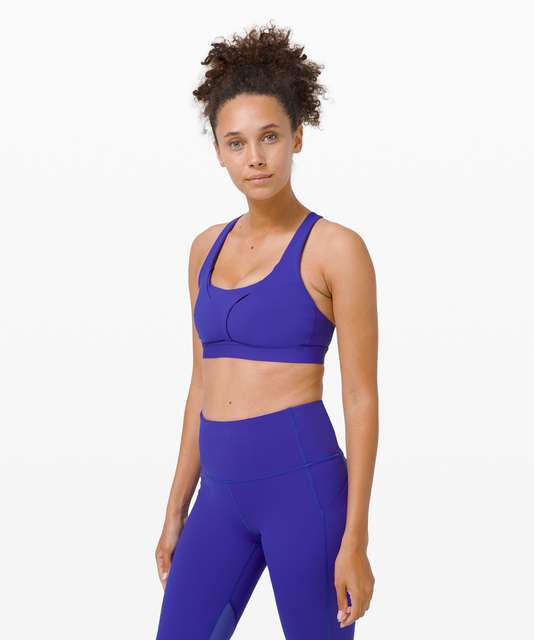 Lululemon Stash It All Bra - Wild Bluebell - lulu fanatics