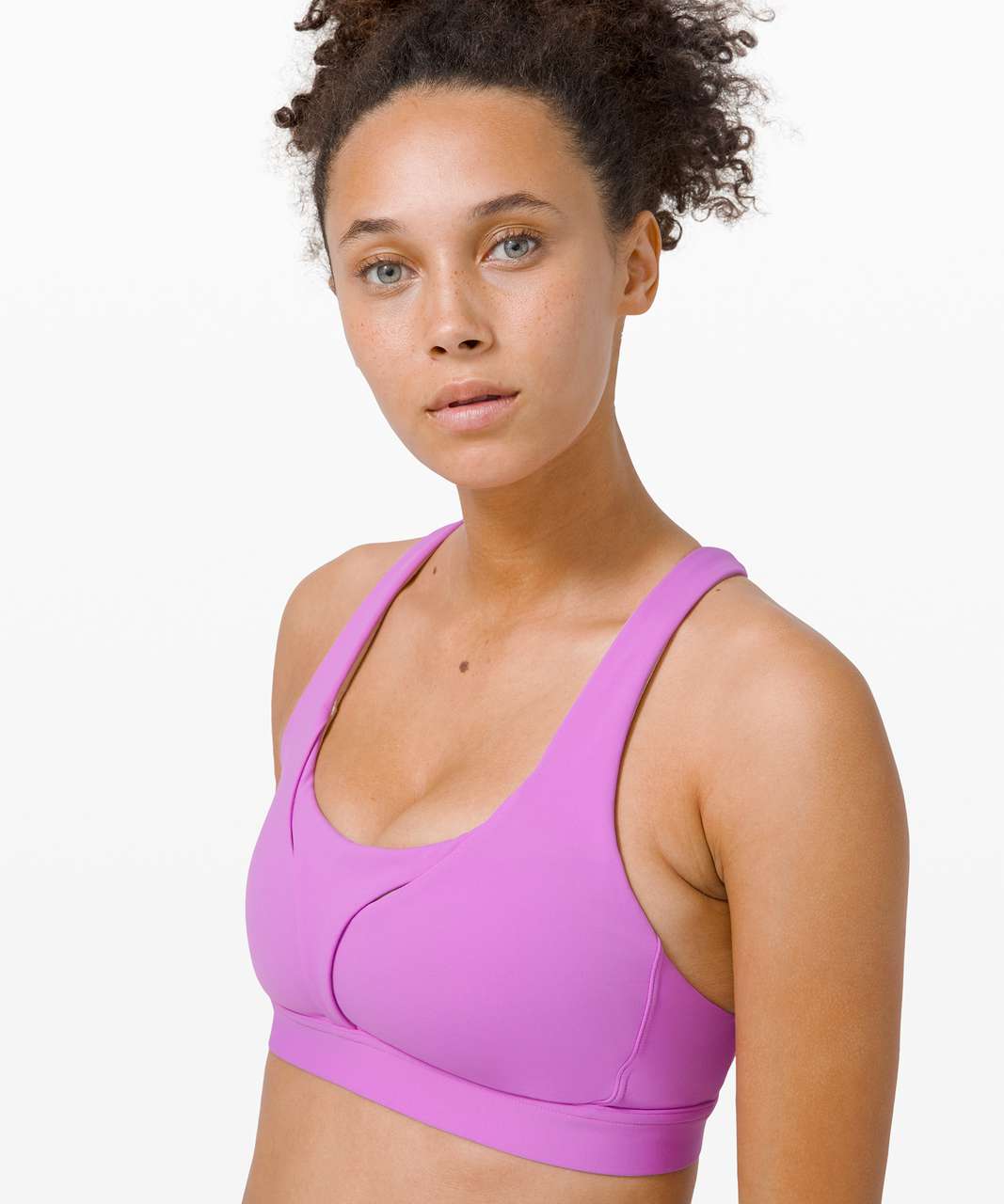 Lululemon Stash It All Bra *SeaWheeze - Purple Blossom