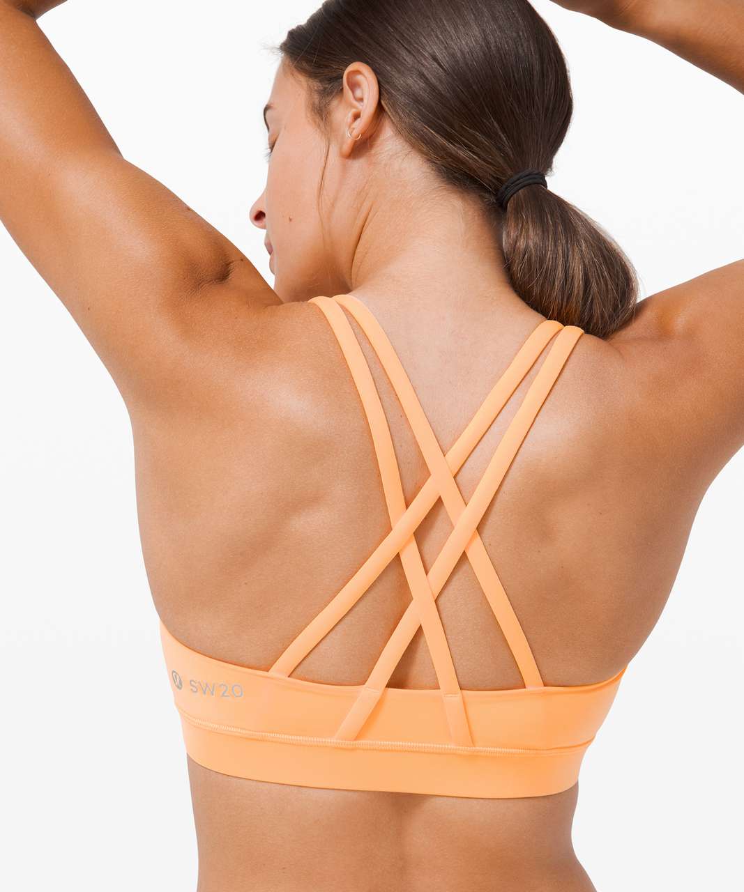 Lululemon Energy Bra *SeaWheeze - Florid Orange