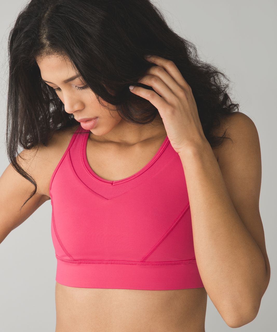 Lululemon Strap It Like Its Hot Bra - Mini Blooming Pixie Raspberry Multi /  Black - lulu fanatics