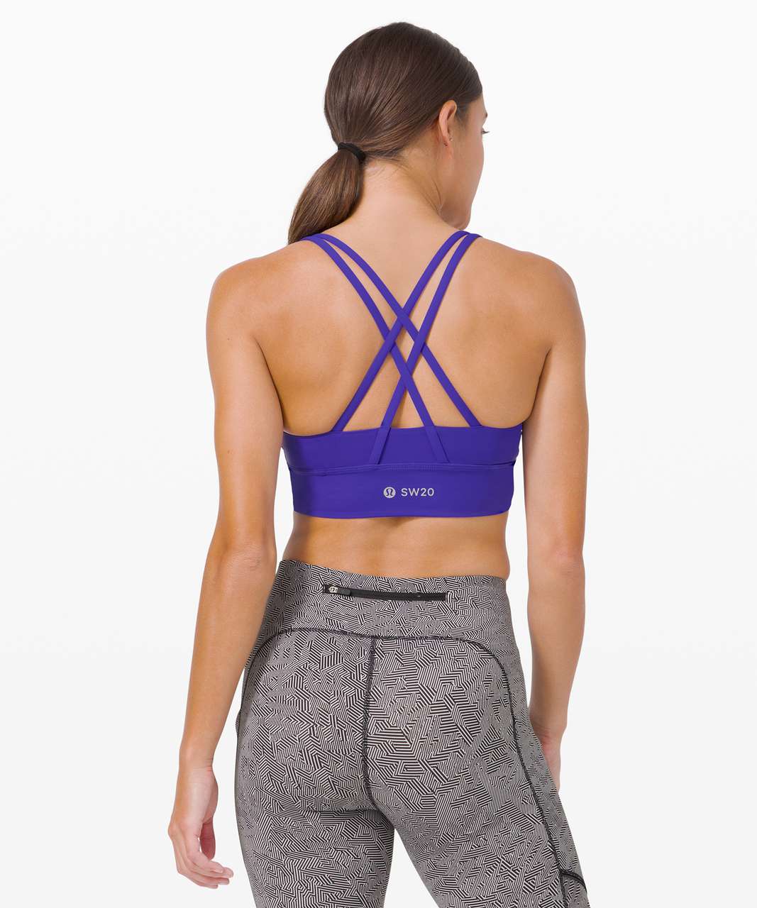 Lululemon Energy Bra Long Line *SeaWheeze - Lazurite