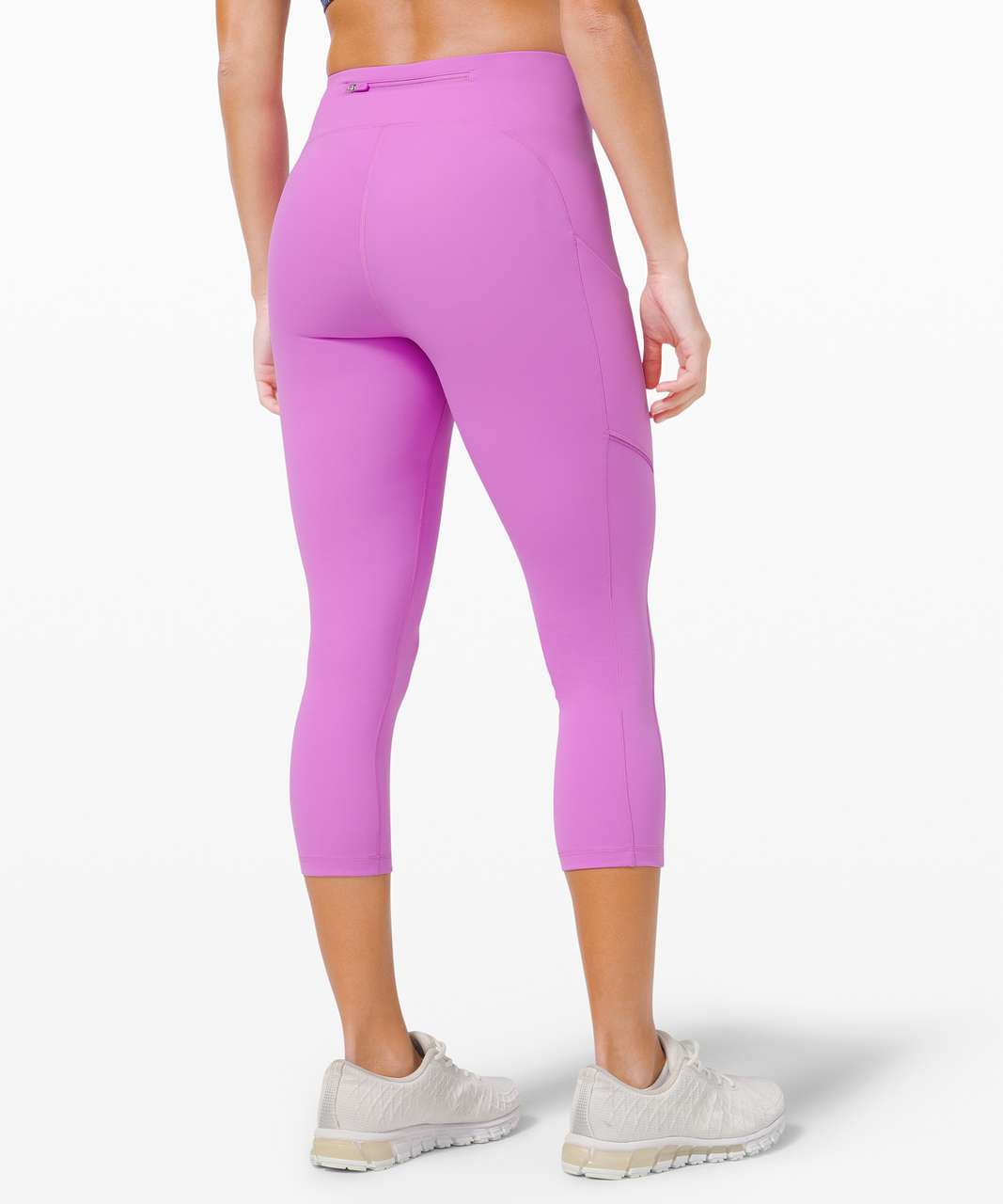 Lululemon Speed Up Crop 21" *SeaWheeze - Purple Blossom