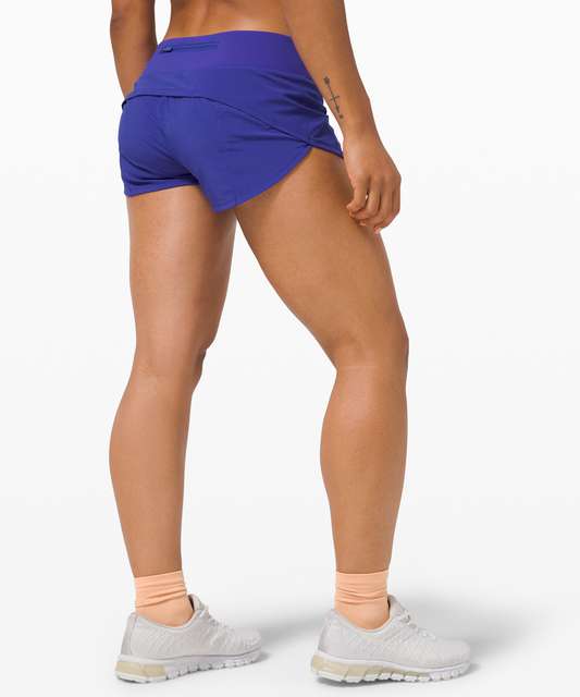 Lululemon Speed Up High-Rise Lined Short 4 - Solar Orange - lulu