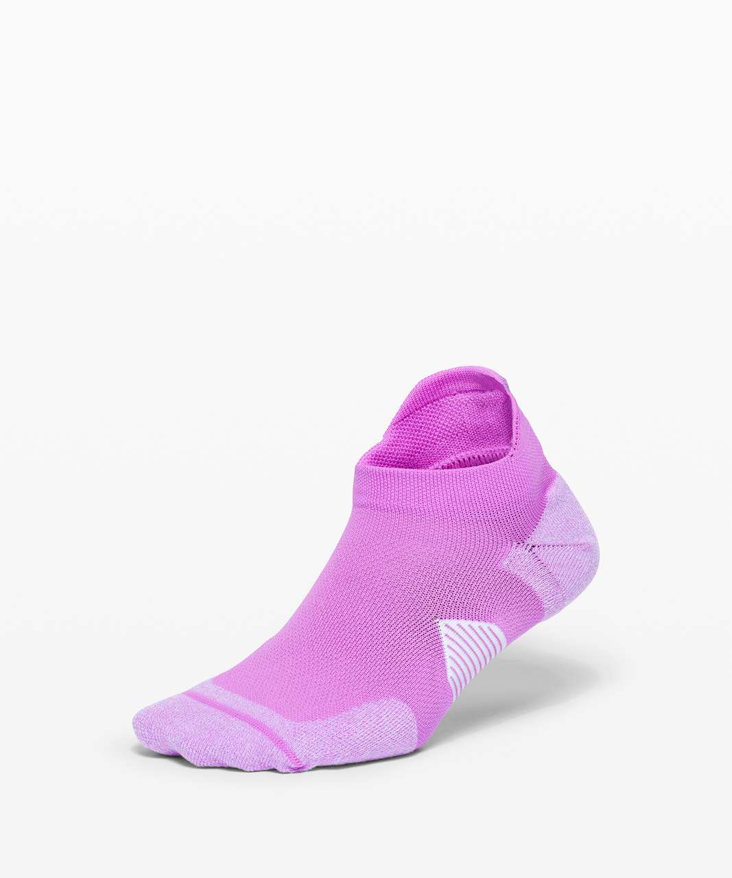 Lululemon Speed Sock (Silver) *SeaWheeze - Purple Blossom / White