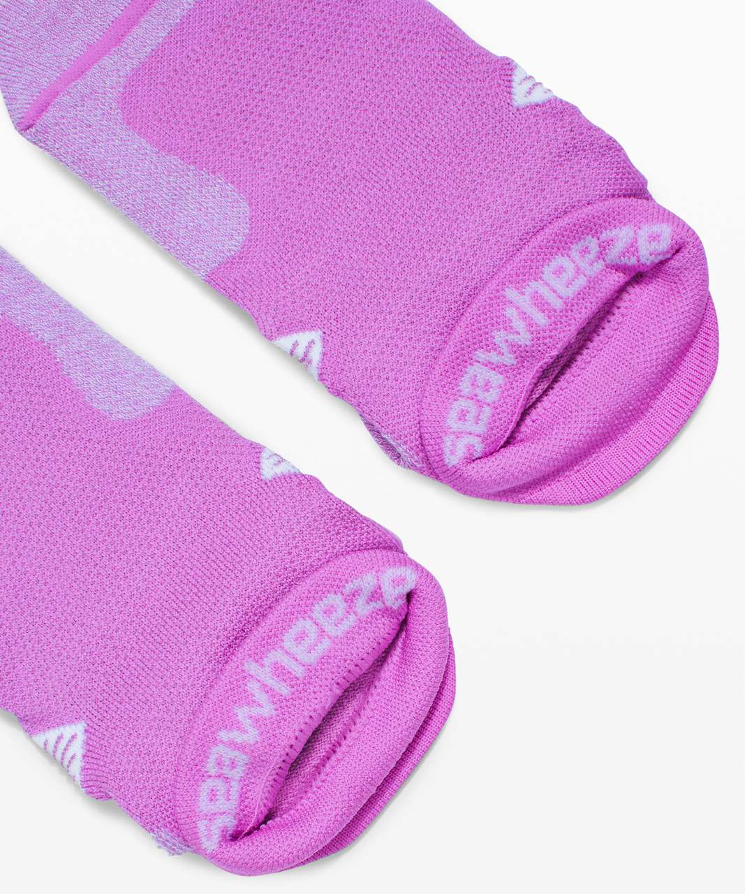 Lululemon Speed Sock (Silver) *SeaWheeze - Purple Blossom / White