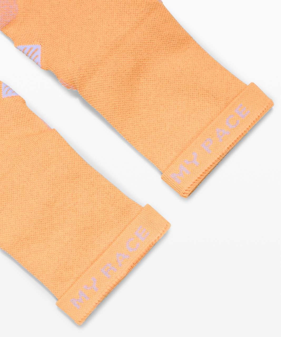 Lululemon Speed Quarter Sock (Silver) *SeaWheeze - Florid Orange / White