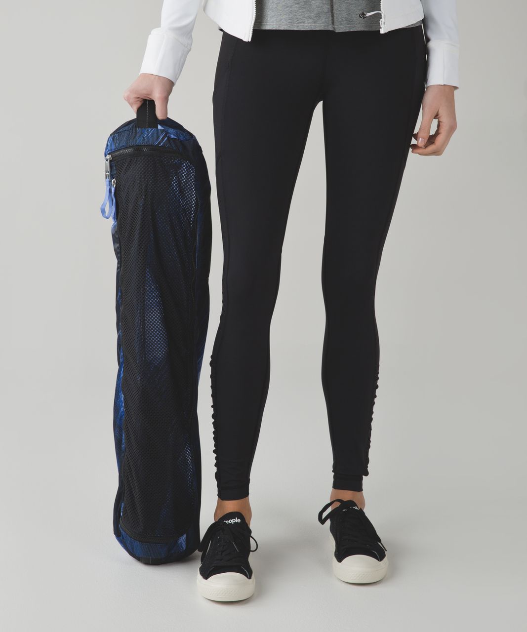 Lululemon Drishti Yoga Tote - Wind Chill Sprinkler Black