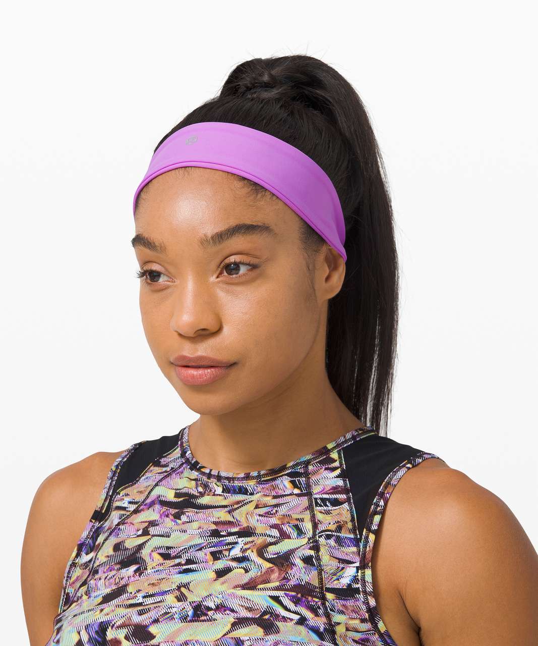 Lululemon Athletica Lululemon Fly Away Tamer Headband (Blue Linen)