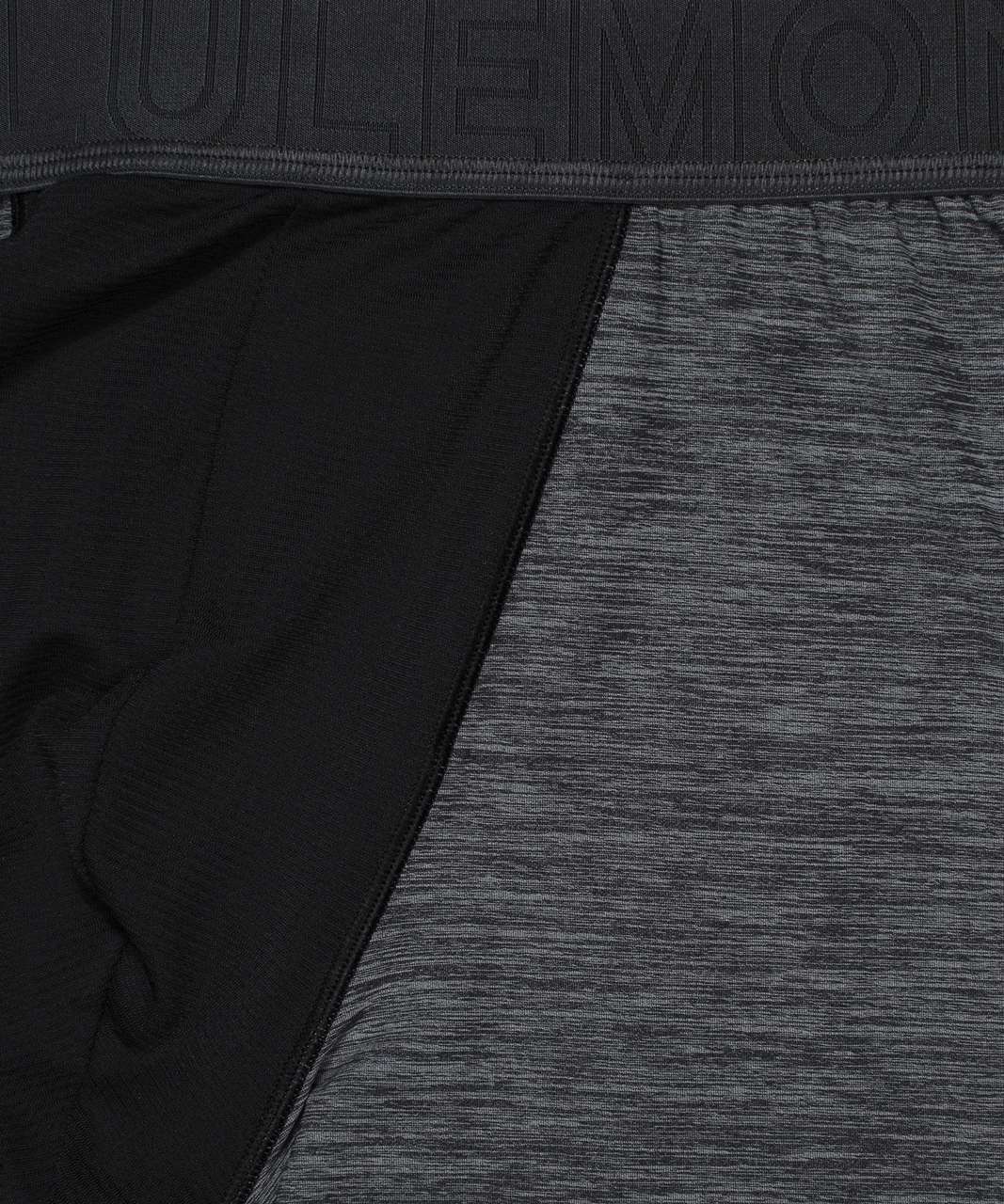 Lululemon License To Train Boxer *7" - Heathered Black / Graphite Grey