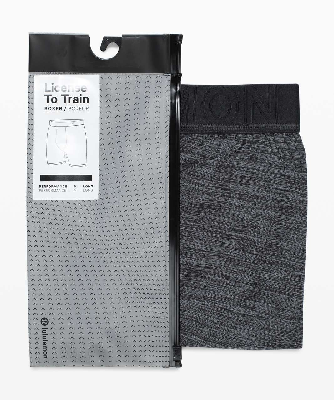 NIB LULULEMON BLK Black Built To Move Luxtreme Fabric Boxer 7