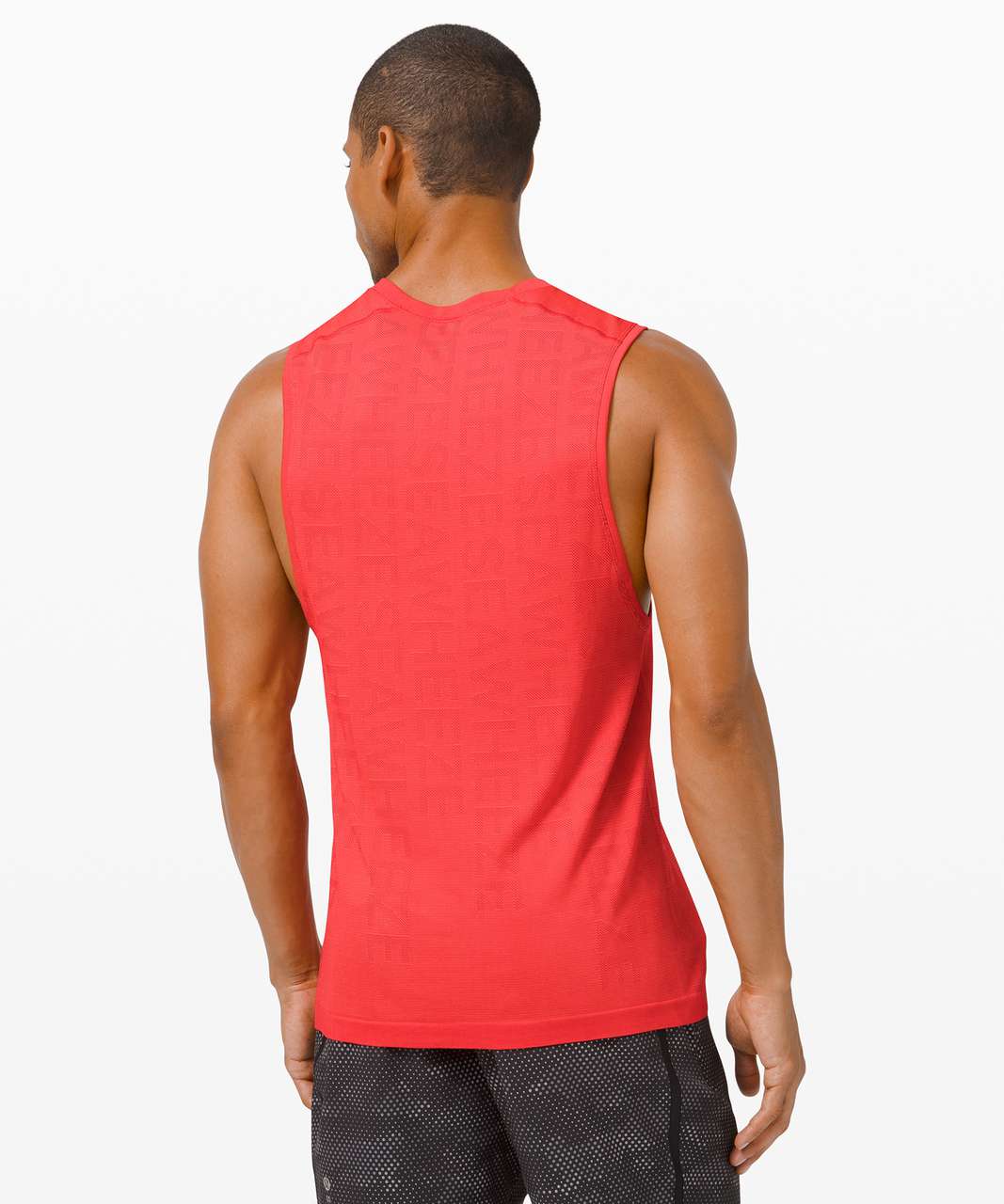 Lululemon Metal Vent Tech Muscle Tank *SeaWheeze - Flare / Dark Red