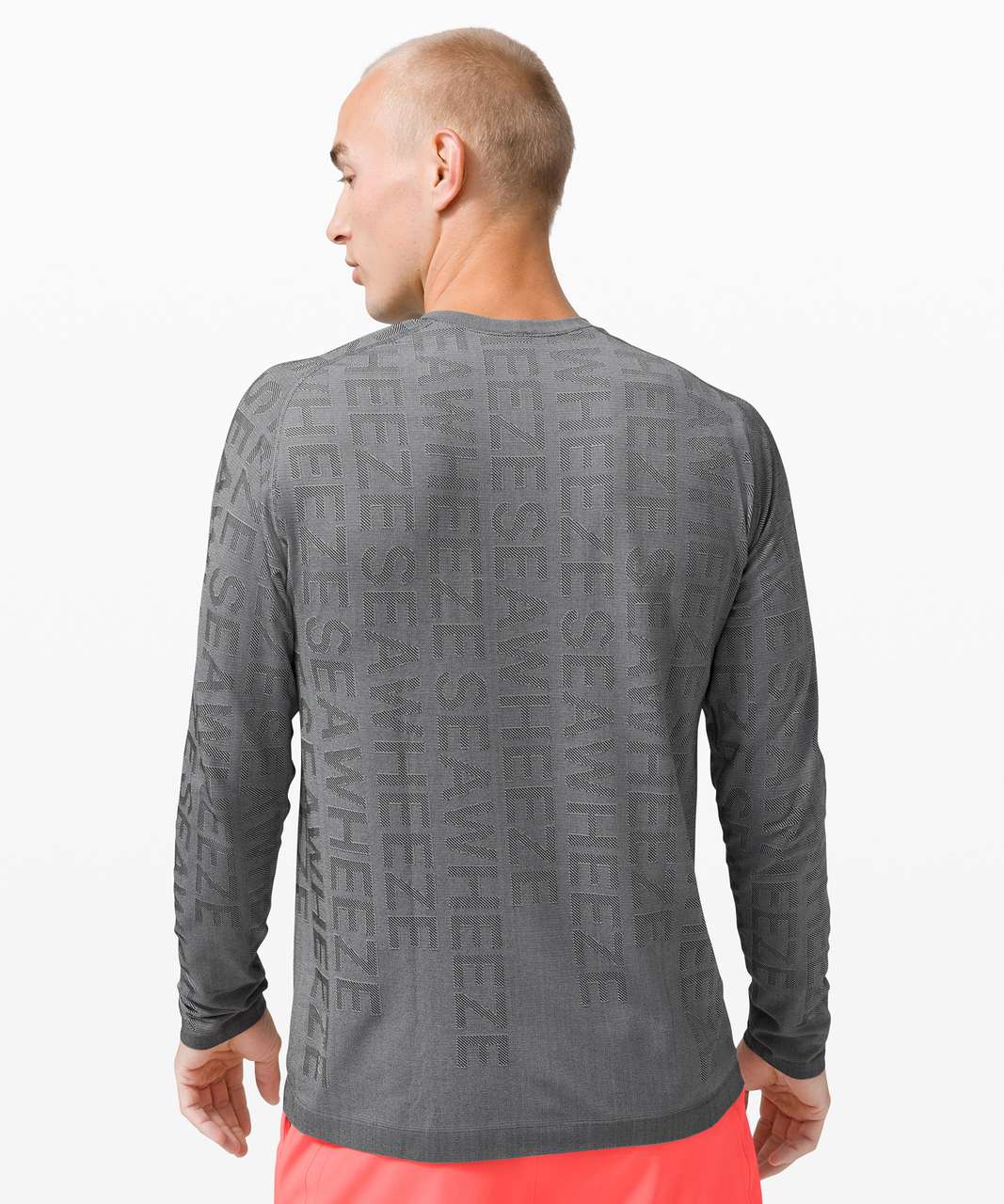 Lululemon Metal Vent Tech Long Sleeve *SeaWheeze - White / Black