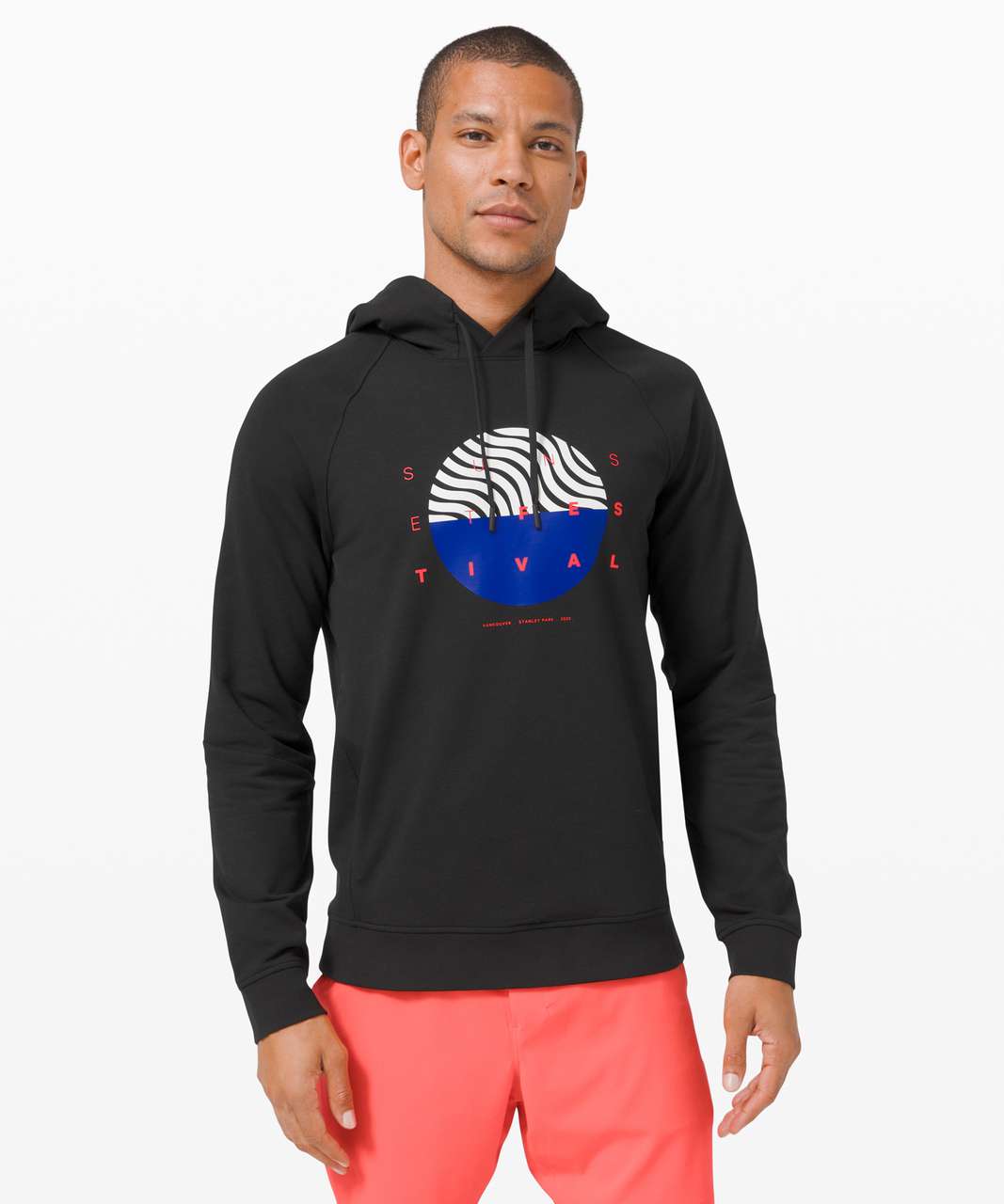 Lululemon City Sweat Pullover Hoodie *SeaWheeze - Black - lulu fanatics