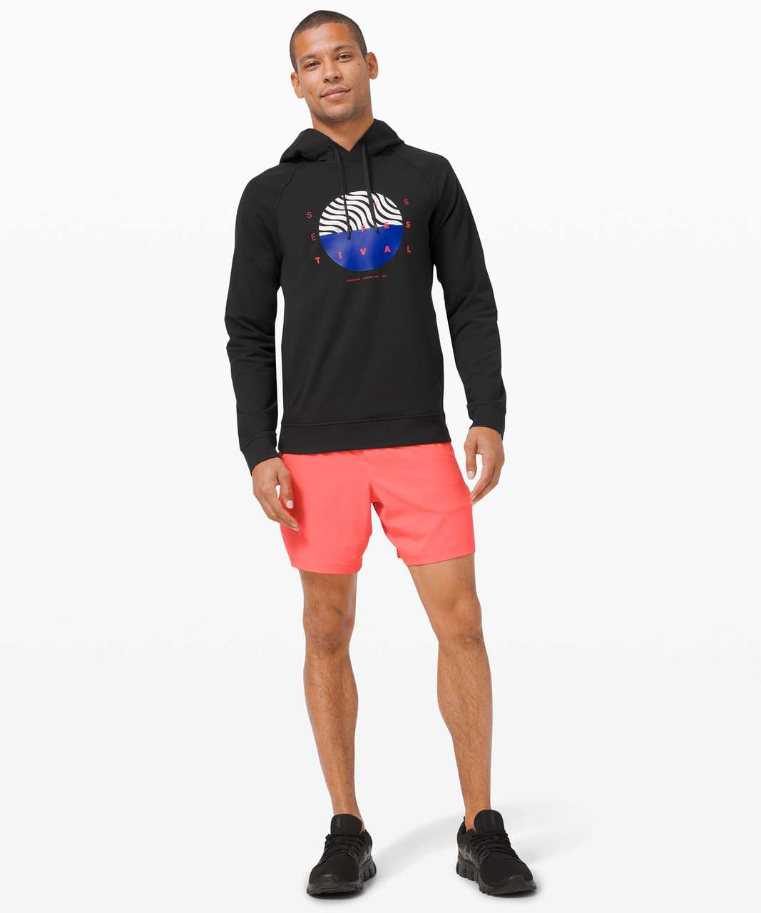 Lululemon City Sweat Pullover Hoodie *SeaWheeze - Black