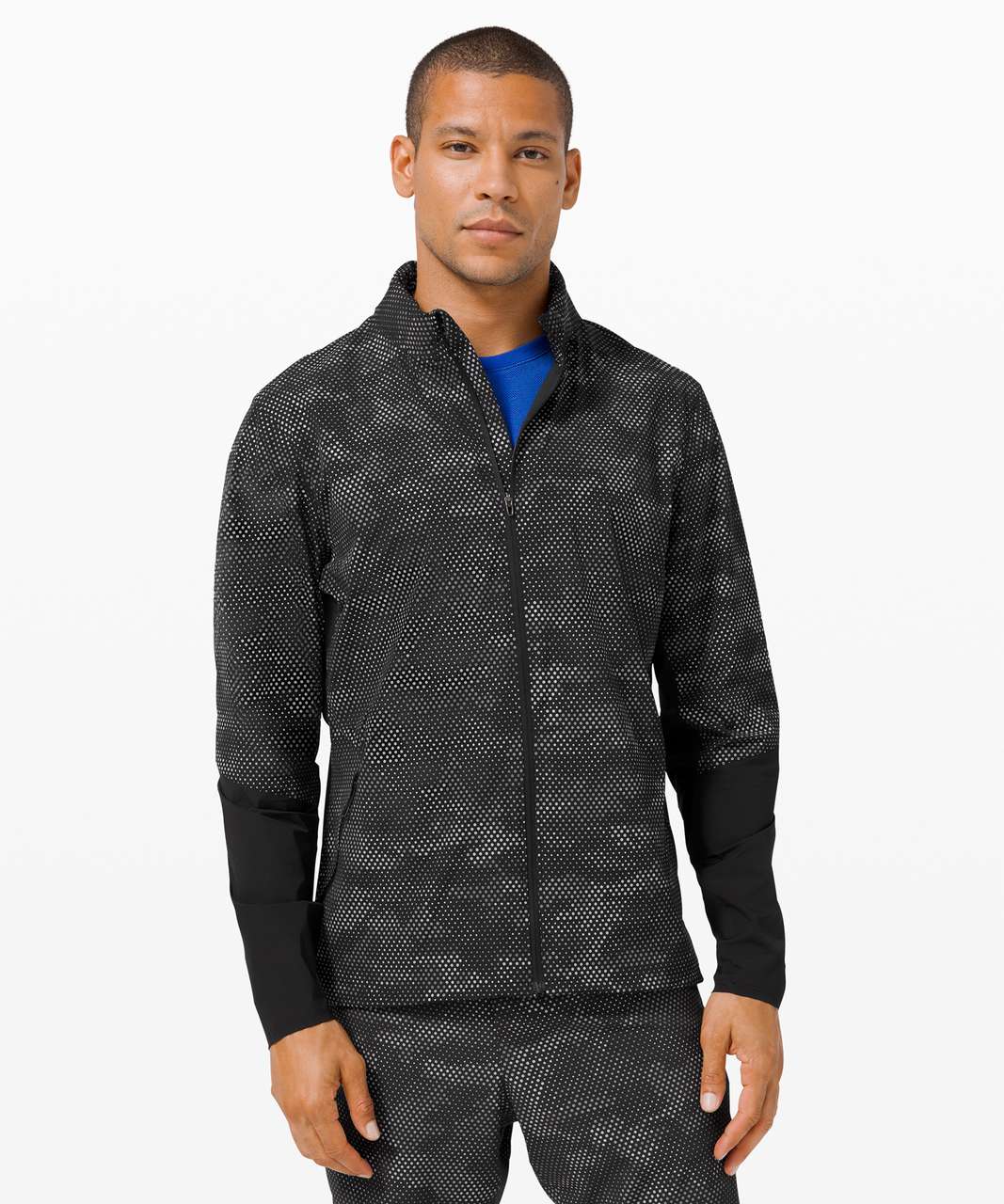 Lululemon Active Jacket Reflective *SeaWheeze - High Tempo Camo Reflective Grey Multi