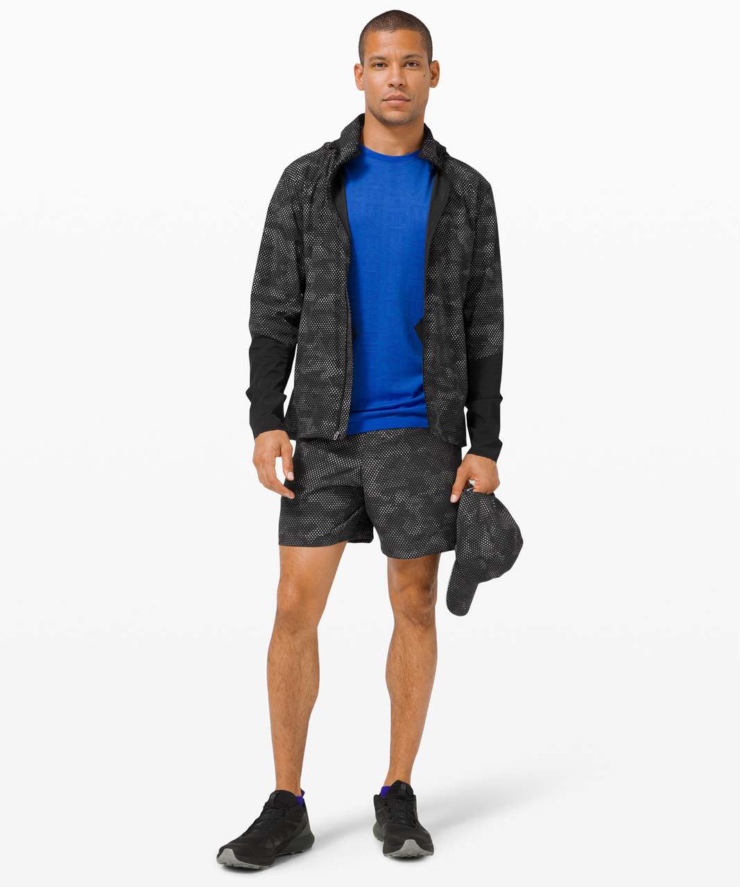 Lululemon Active Jacket Reflective *SeaWheeze - High Tempo Camo Reflective Grey Multi