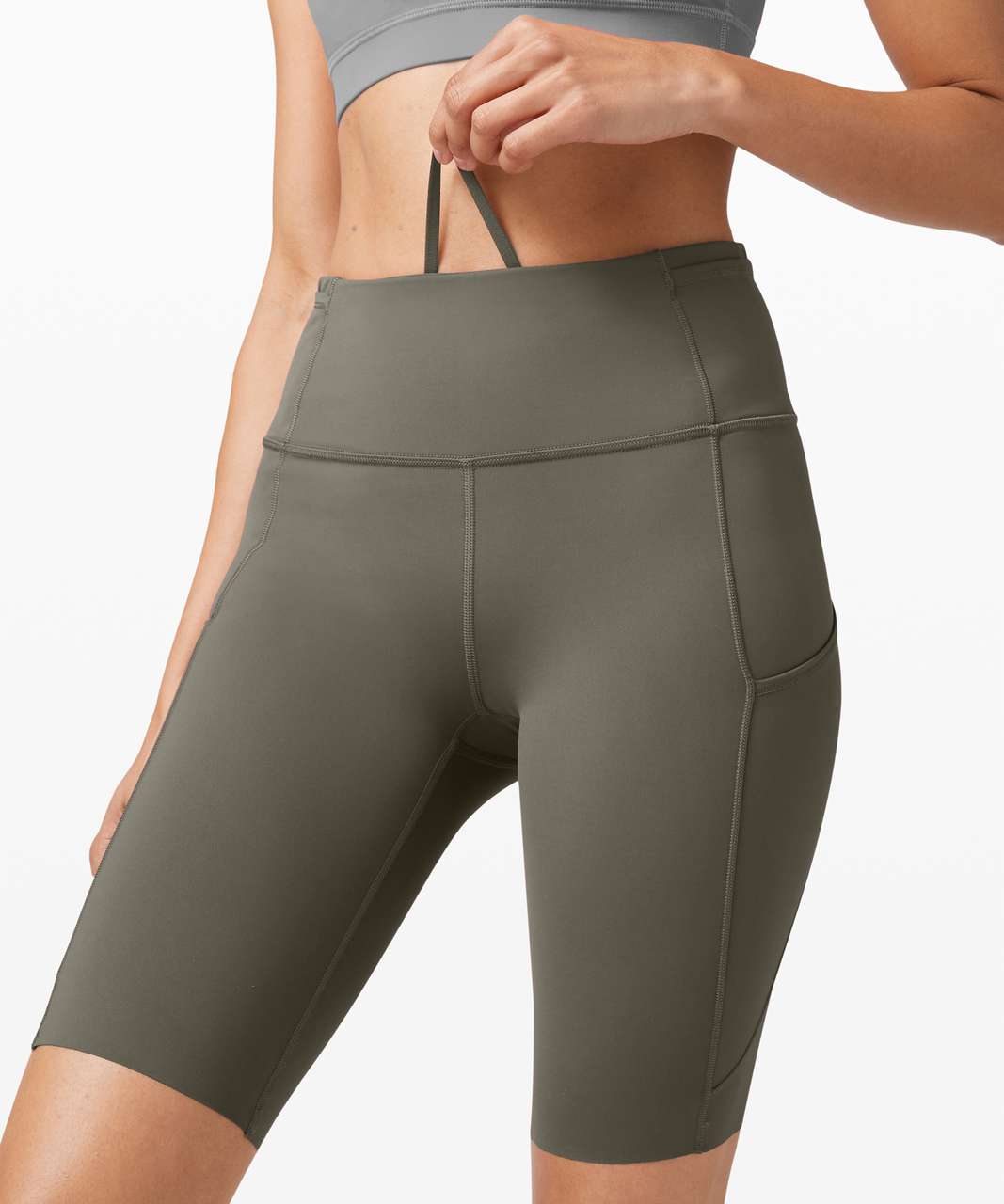 Lululemon Fast And Free Short 10" *Non-Reflective - Grey Sage