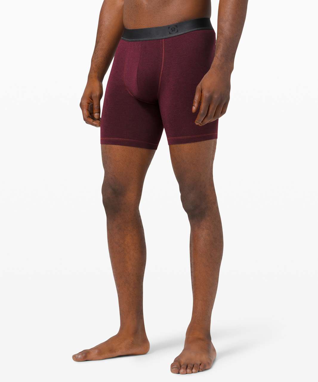 Lululemon Always In Motion Boxer *The Long One 5 Pack 7" - Black / True Navy / Heathered Core Medium Grey / Heathered Maroon