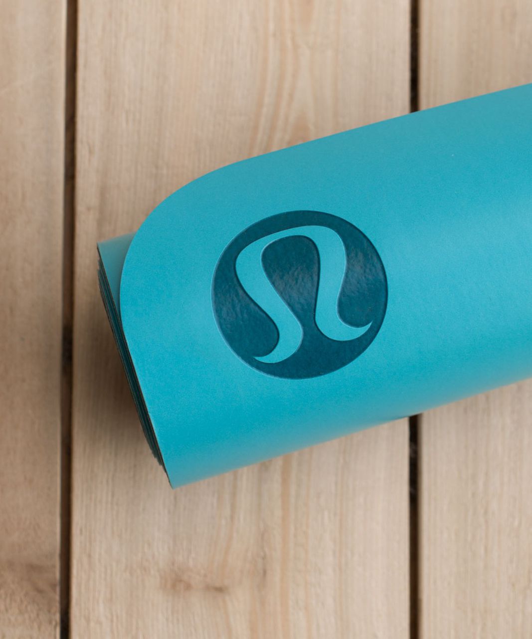 Lululemon Multi Color Dark Blue Marble Reversible Yoga Mat 5mm 71 x 26