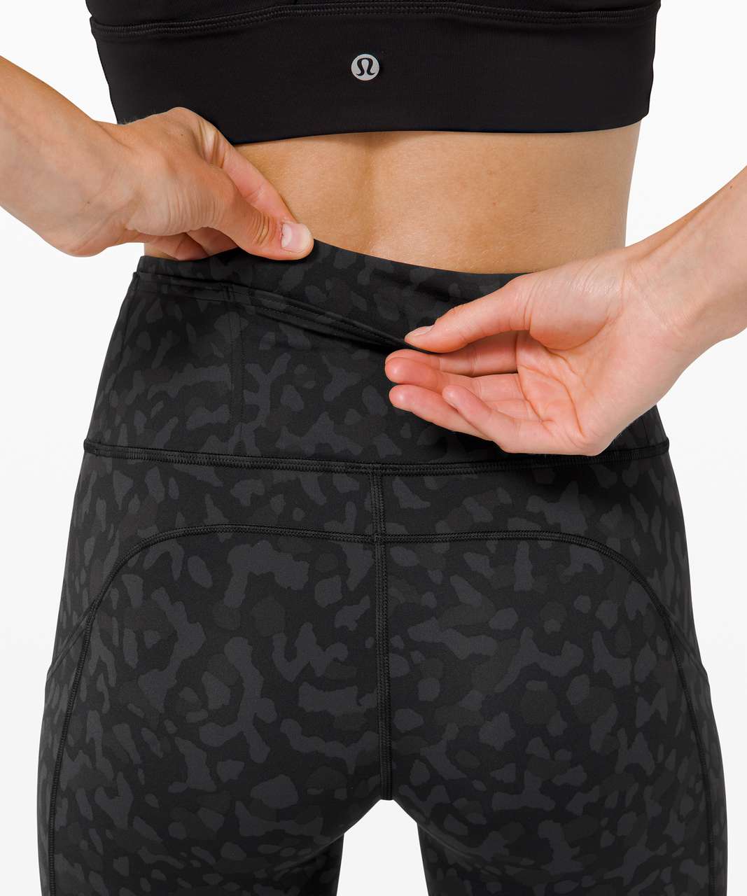 Lululemon Fast and Free Tight 28" *Non-Reflective - Formation Camo Deep Coal Multi