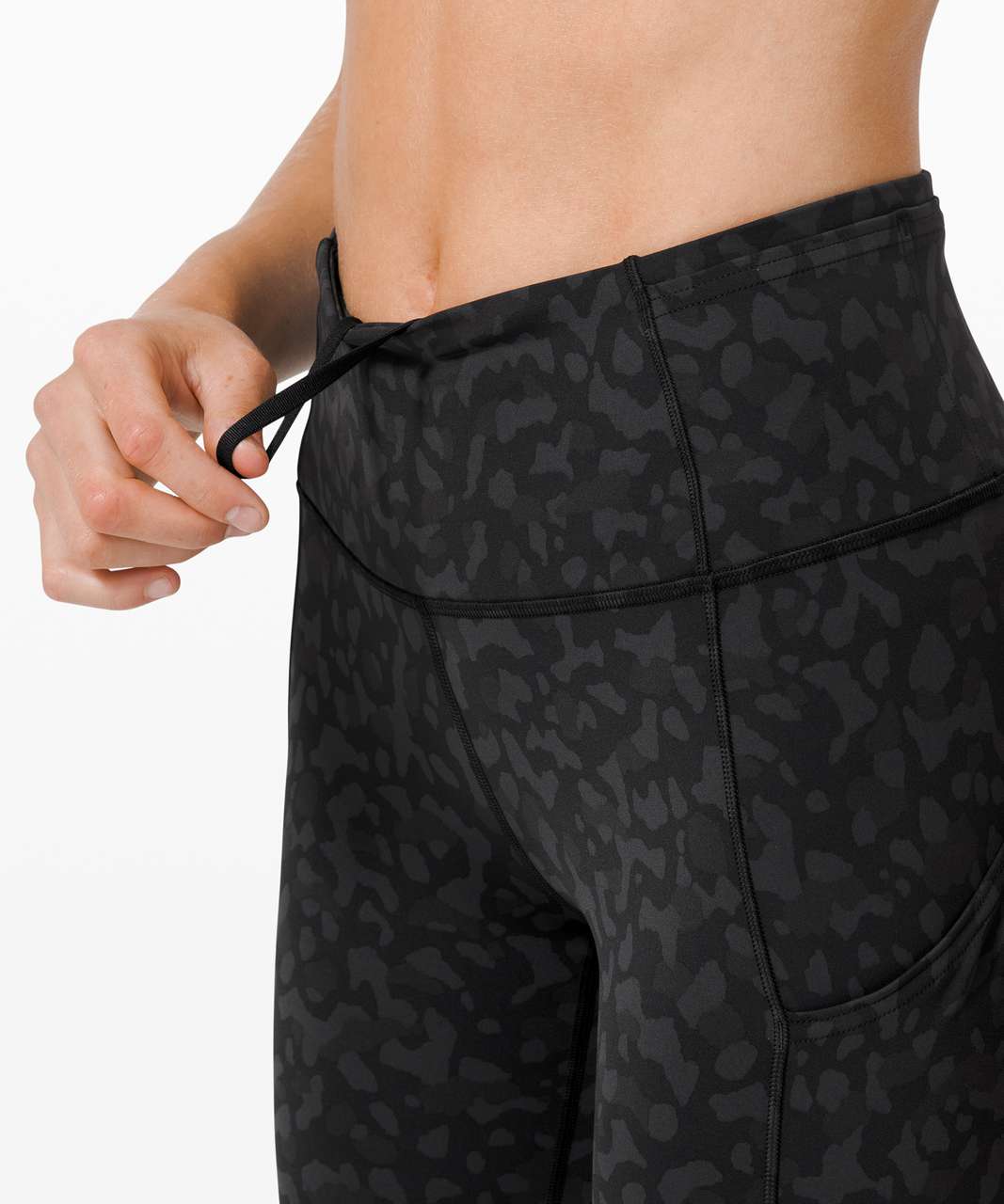 Lululemon Fast and Free Tight 28 *Non-Reflective - Formation Camo Deep  Coal Multi - lulu fanatics