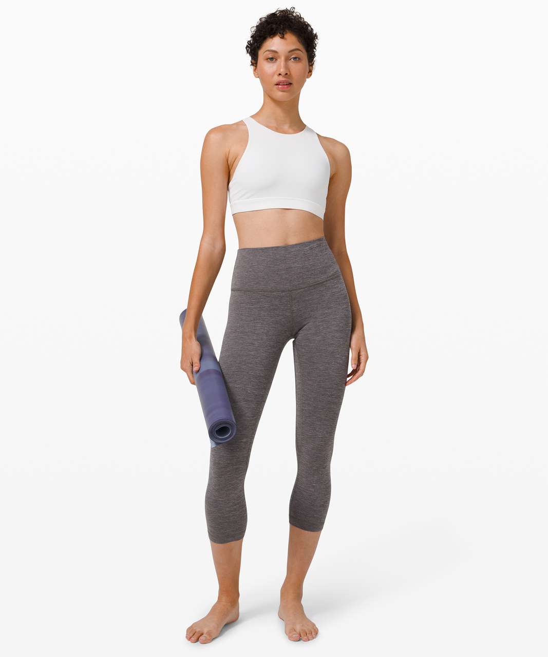 Lululemon Align Crop *21 Code Emboss Black