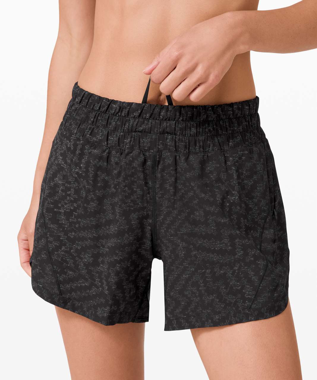 Lululemon Track That Short 5" - Pace Brindle Gull Grey Black