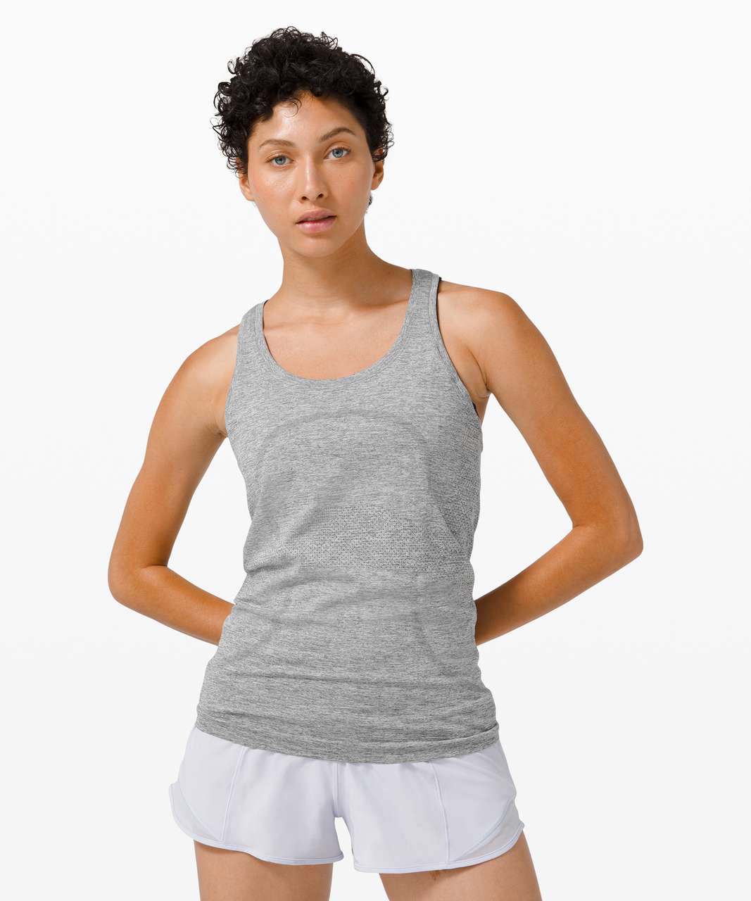 Lululemon Swiftly Tech Racerback 2.0 - Slate / White