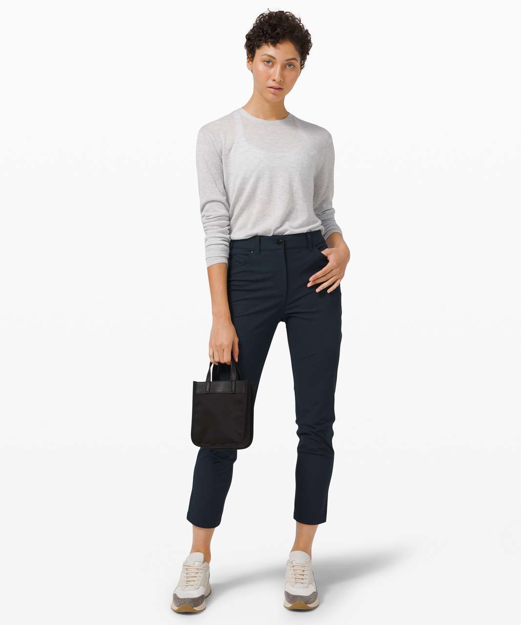 Lululemon City Sleek 5 Pocket 7/8 Pant - True Navy - lulu fanatics