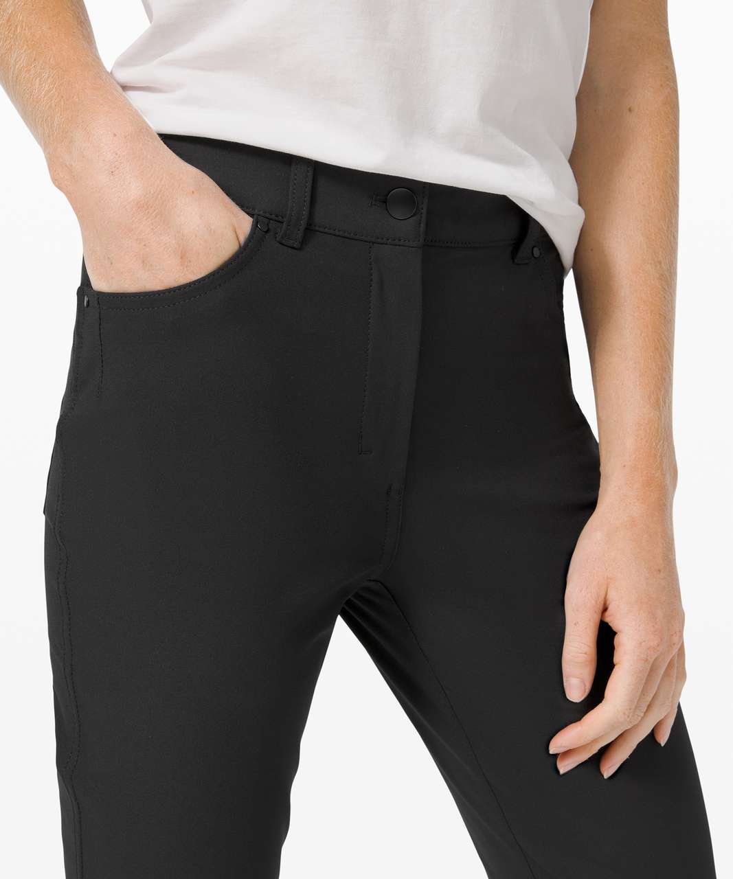 Lululemon City Sleek 5 Pocket Wide-Leg High Rise 7/8 Length Pant Trench  size 29