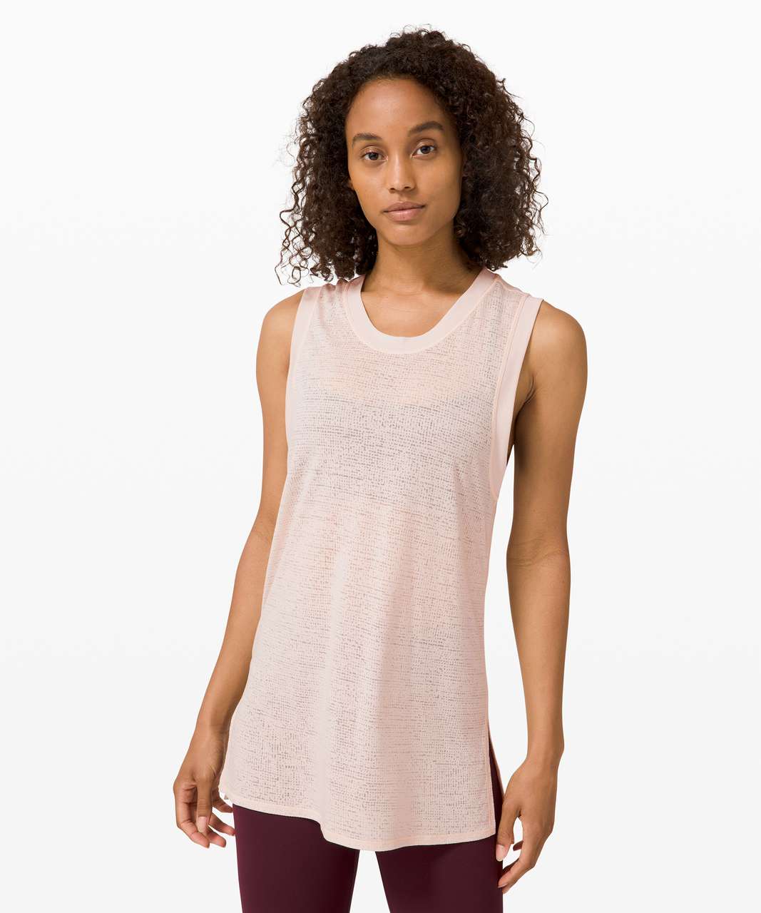 Lululemon Uncovered Tall Tank - Silk Rose