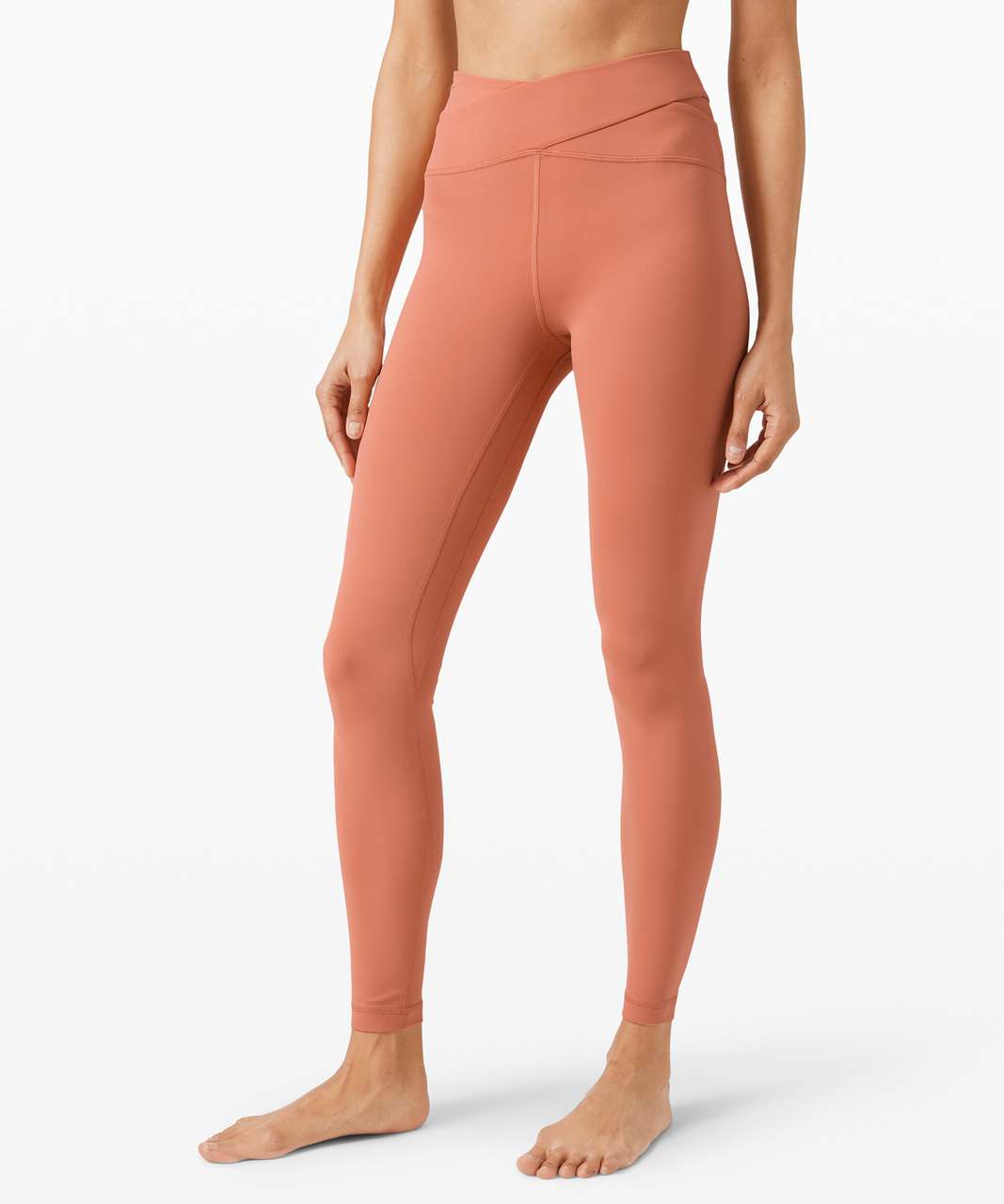 Lululemon Aligned Angles Super High Rise Tight 28" - Rustic Coral