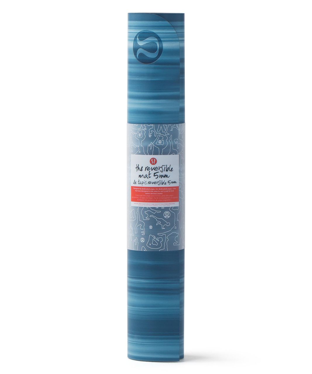 Lululemon The Reversible Mat 5mm - Sprinkler / Naval Blue - lulu fanatics