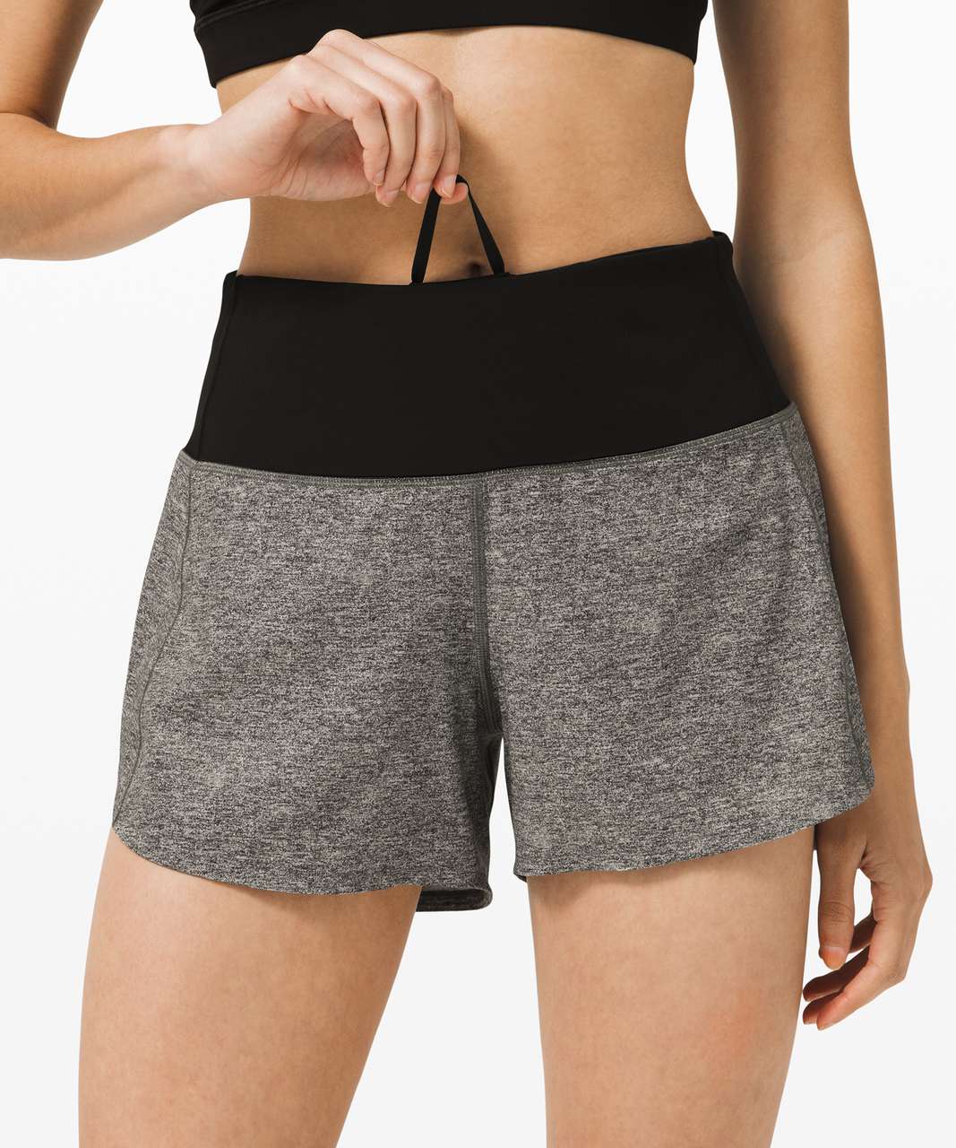 NEW LULULEMON Speed Up 4 HR Hi-Rise Short 14 TALL Black