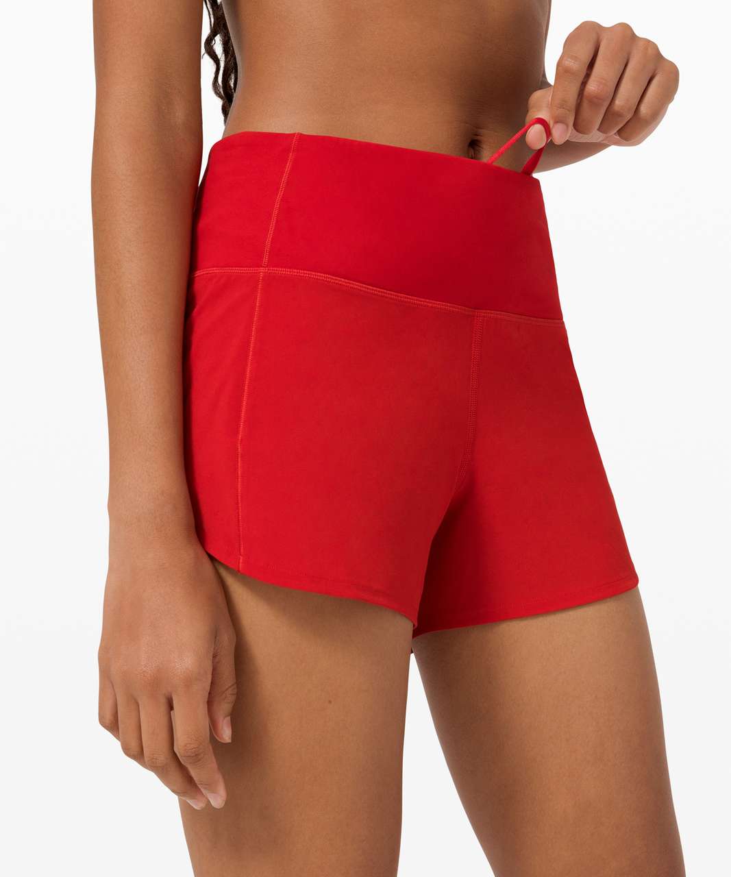 Lululemon Speed Up High-Rise Short 4" *Long - Dark Red