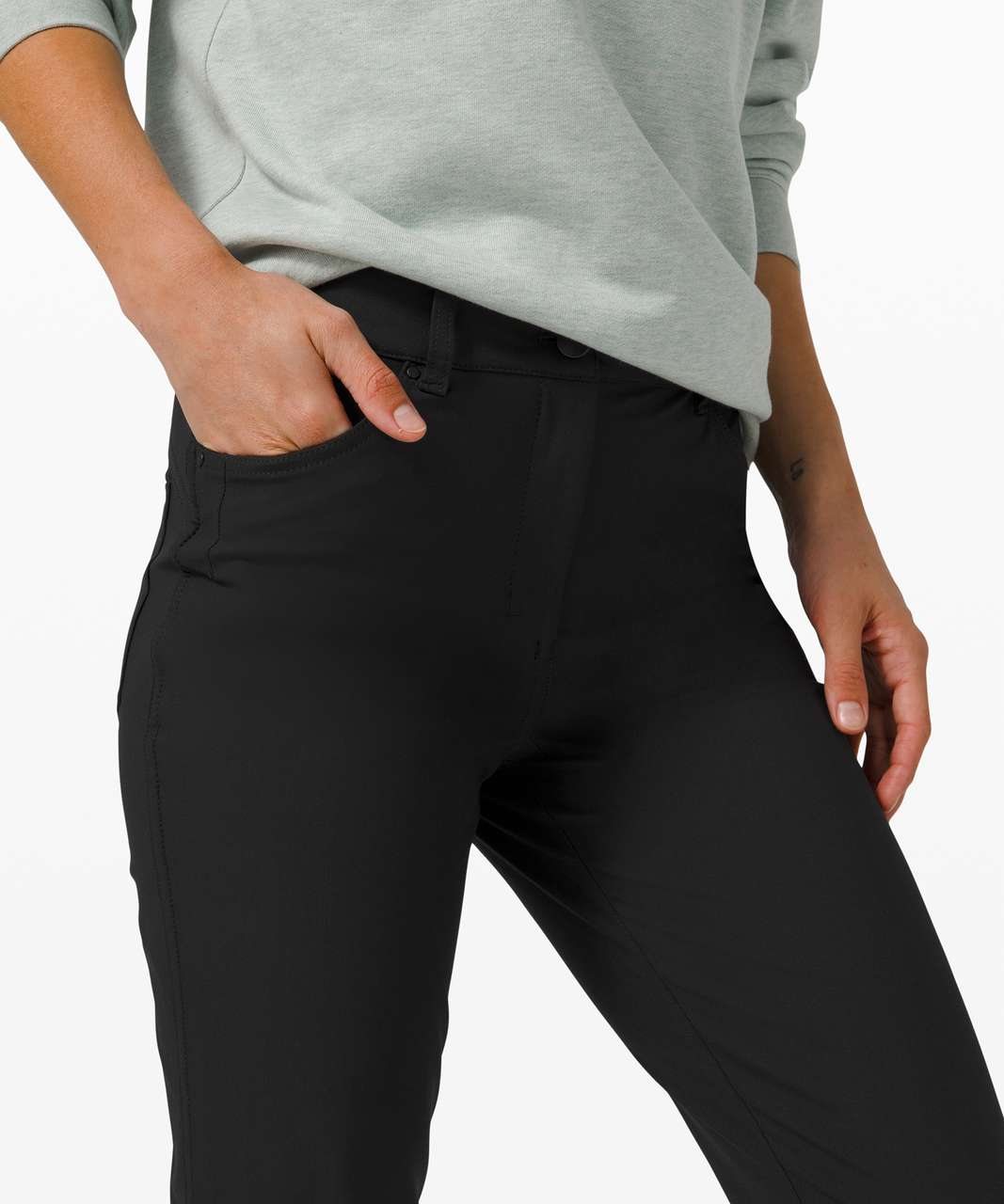 Lululemon City Sleek 5 Pocket Wide-Leg High Rise 7/8 Length Pant