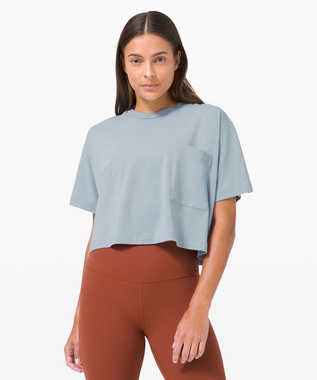 Lululemon Check the Box Short Sleeve - Chambray