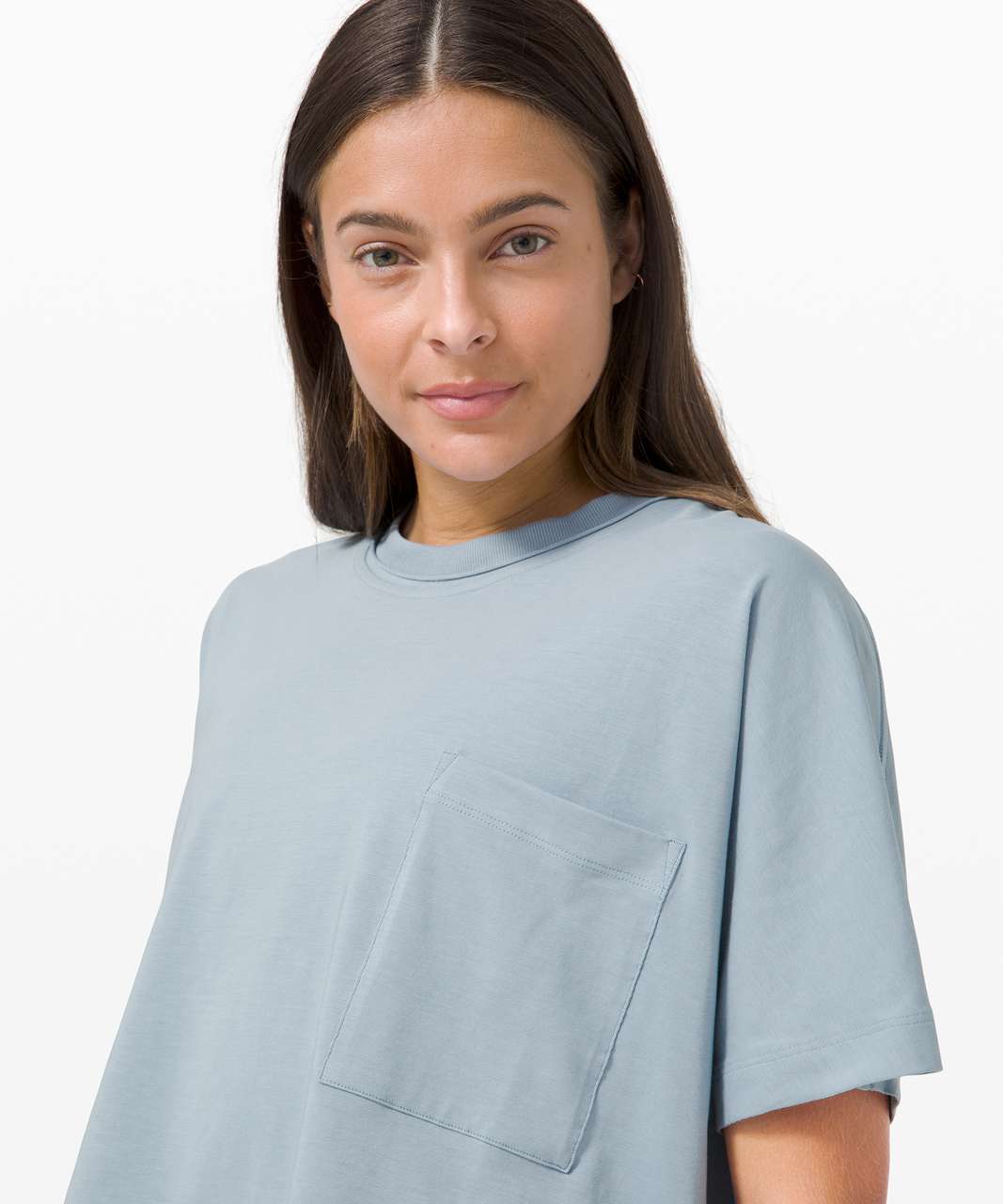 Lululemon Check the Box Short Sleeve - Chambray