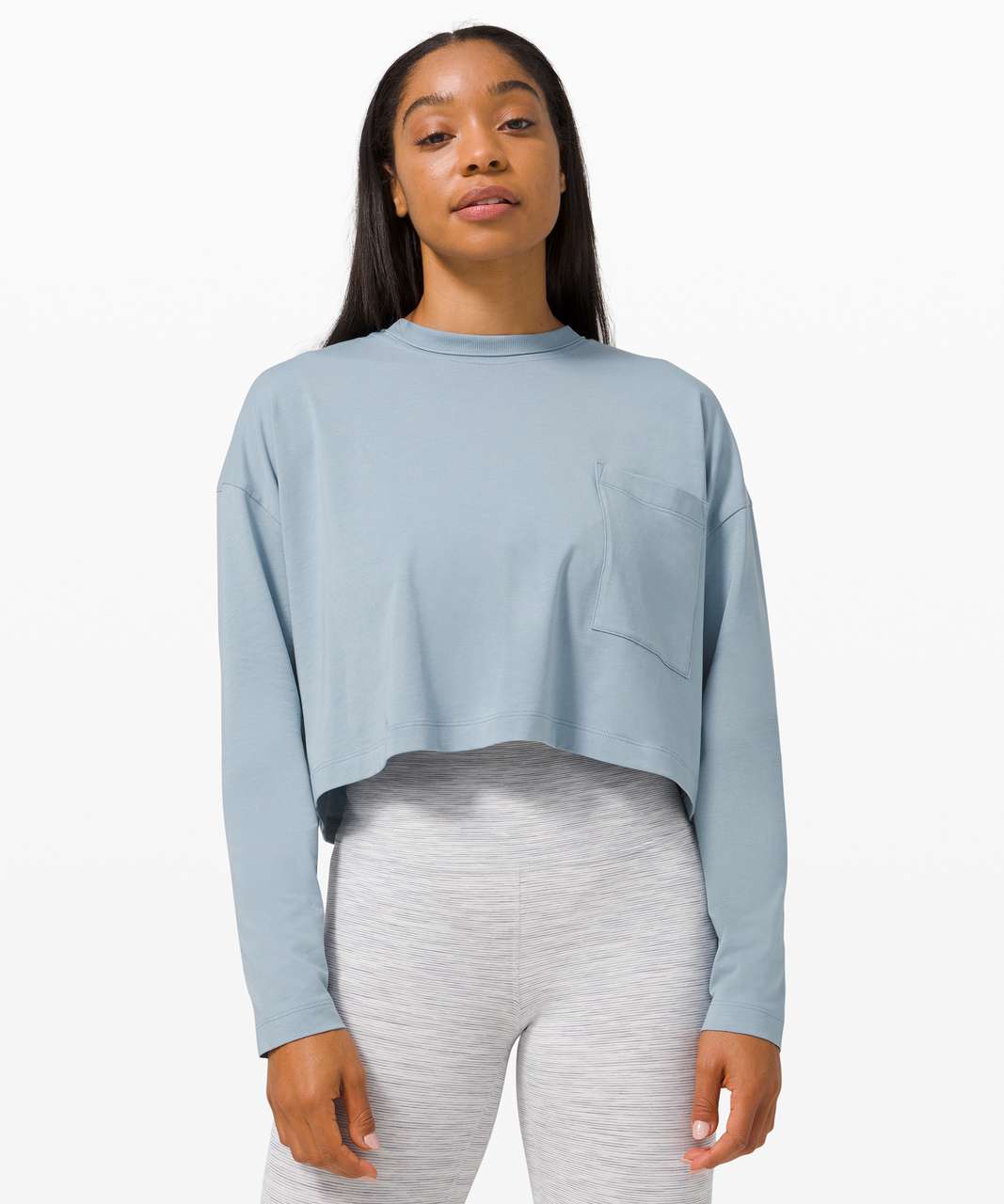 Lululemon Check the Box Long Sleeve - Chambray